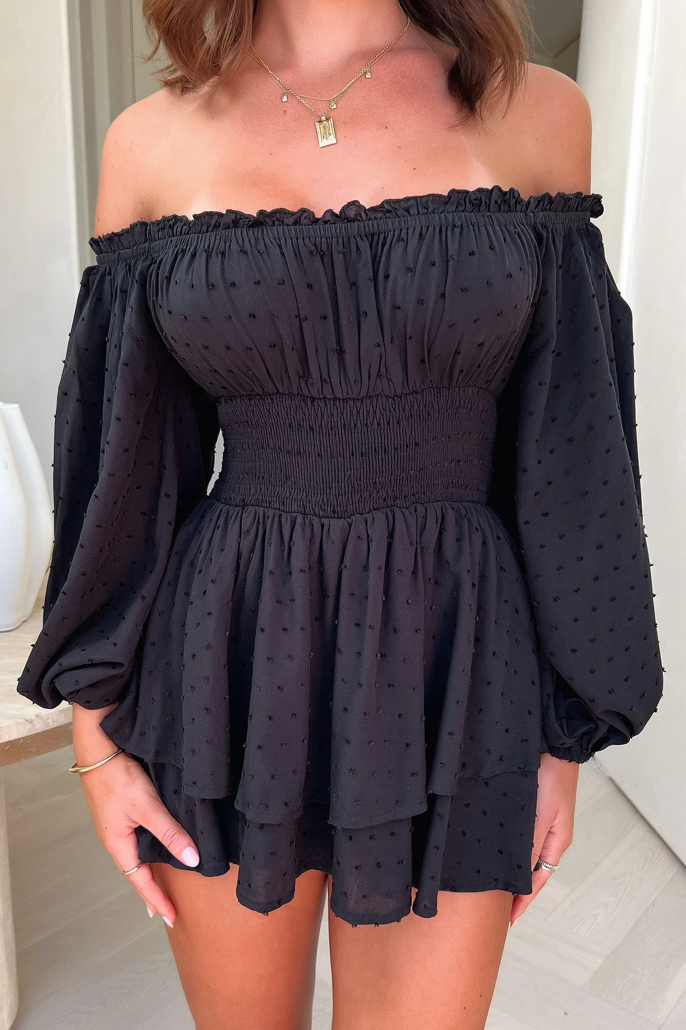 Ahoy Playsuit - Black - Image 2