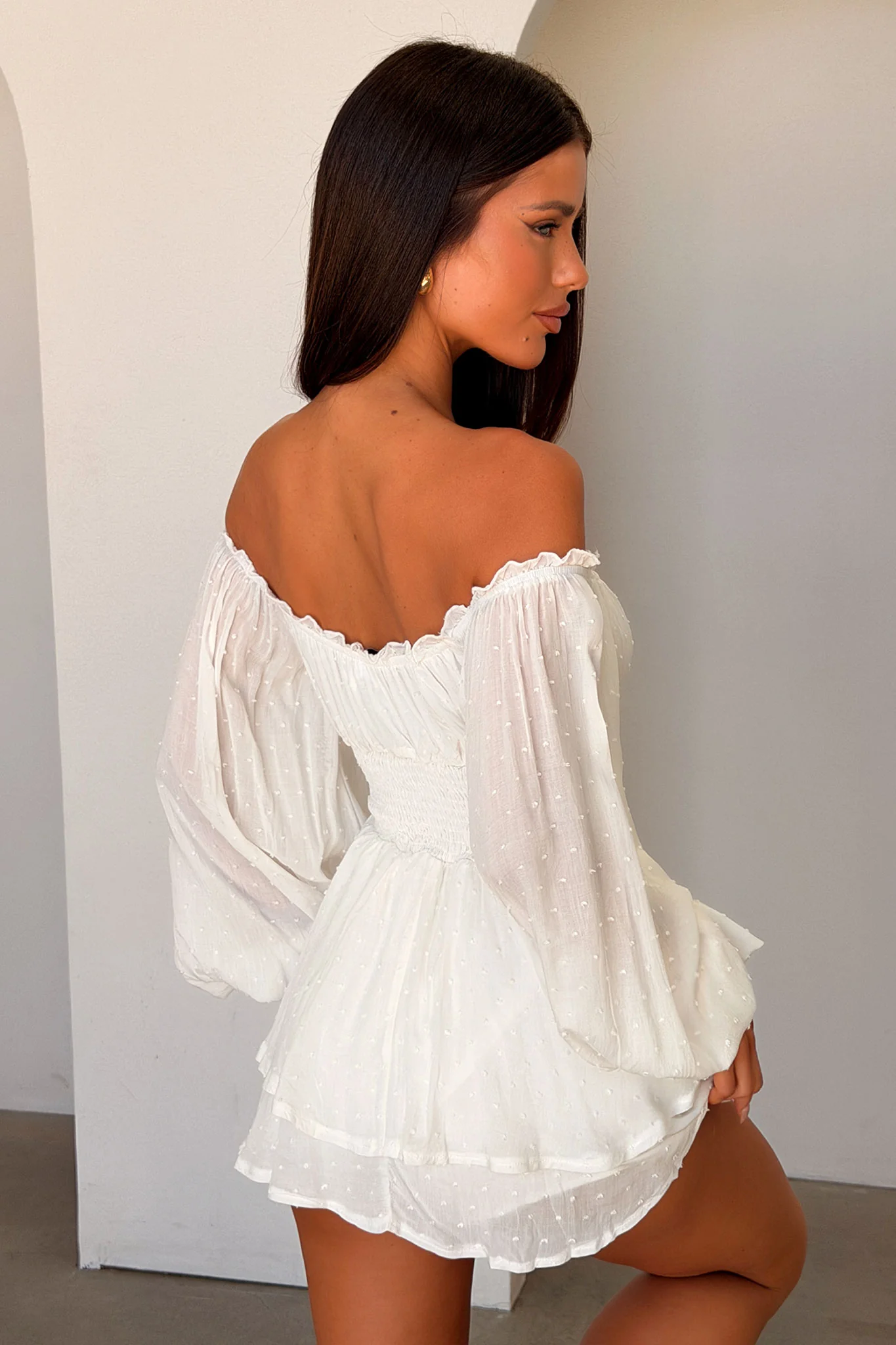 Ahoy Playsuit - White - Image 4