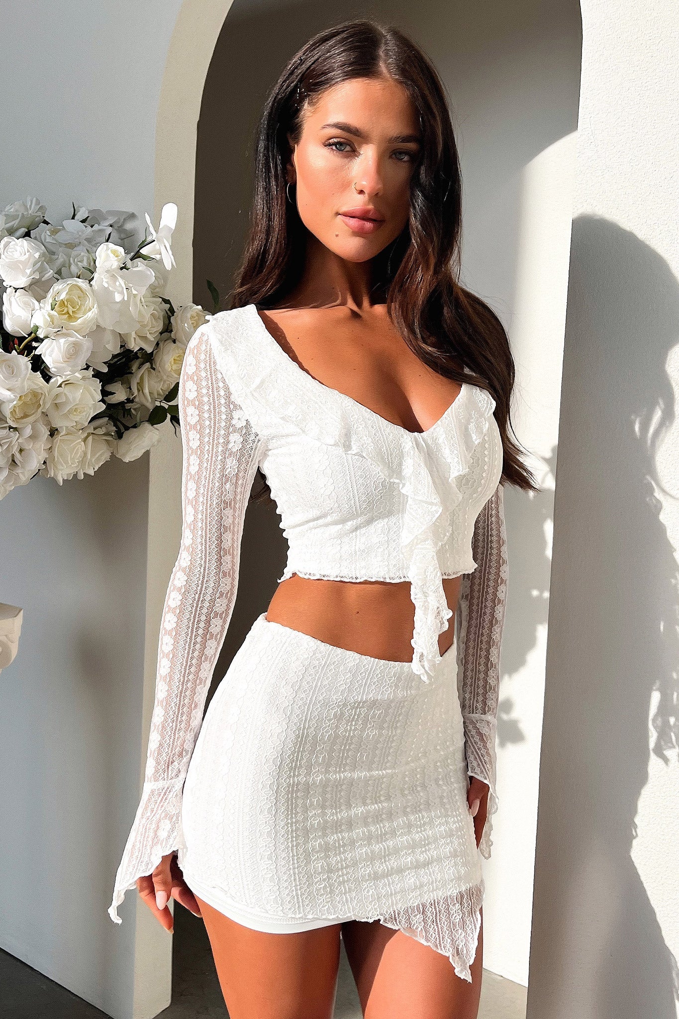 Aperol Skirt - White - Image 5