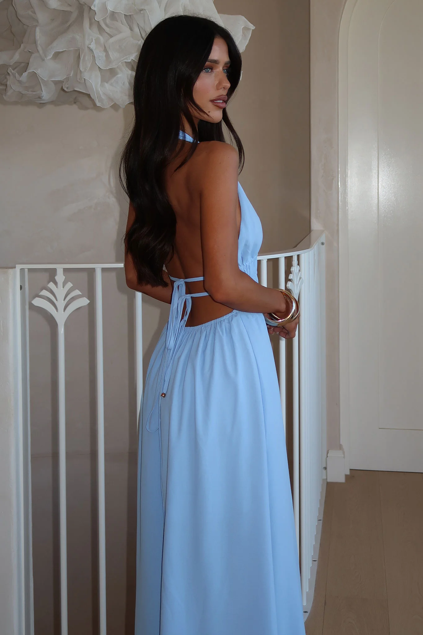 Arien Maxi Dress - Blue - Image 3