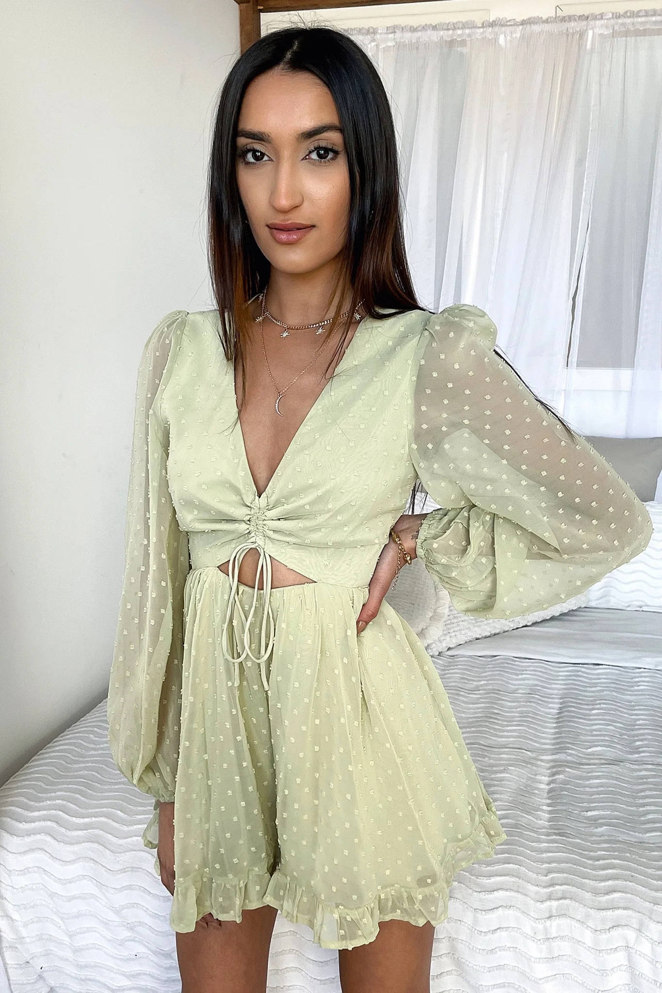 Asprin Playsuit - Green - Image 2