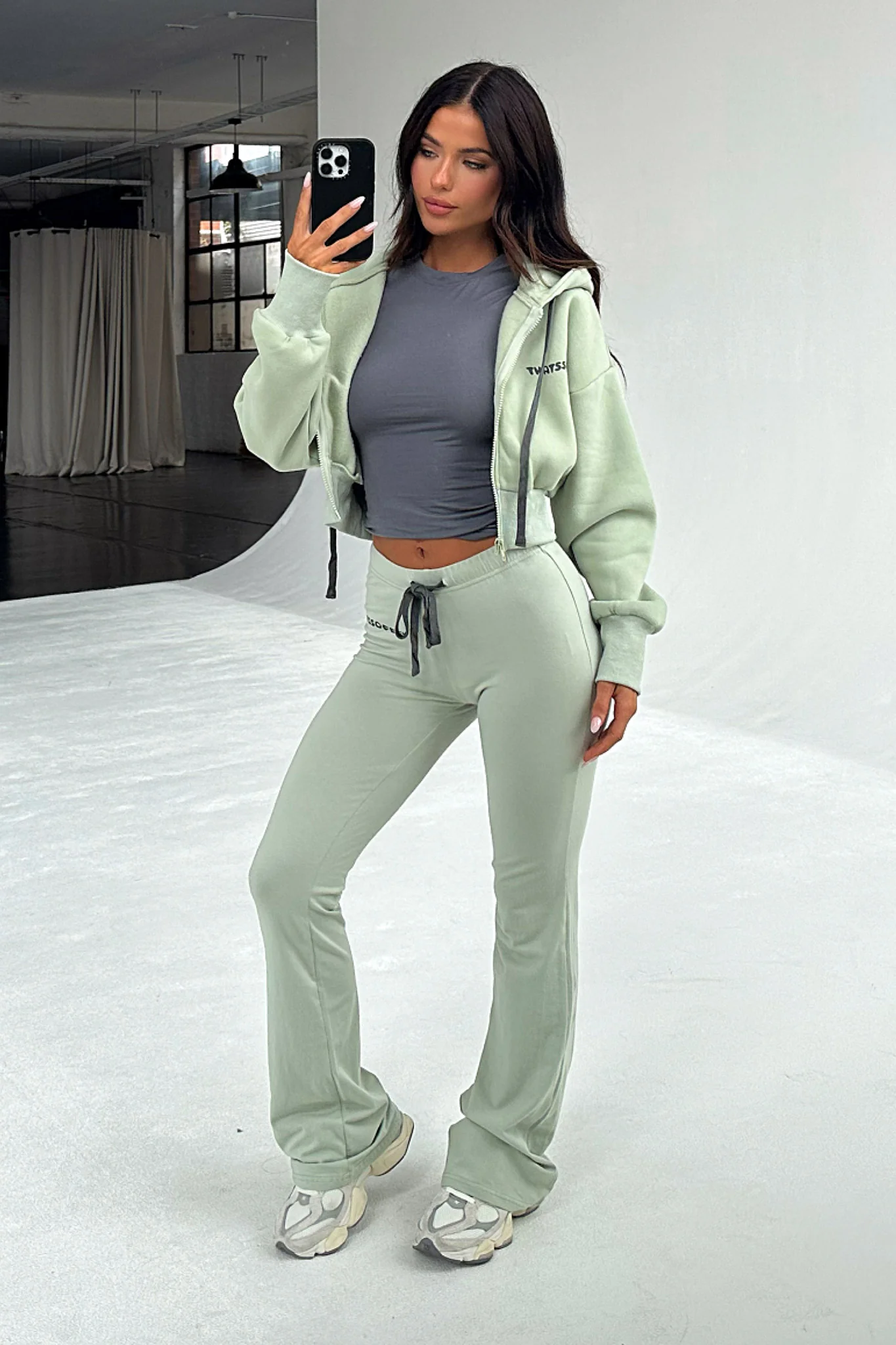 Bamba Cropped Jacket - Sage - Image 2