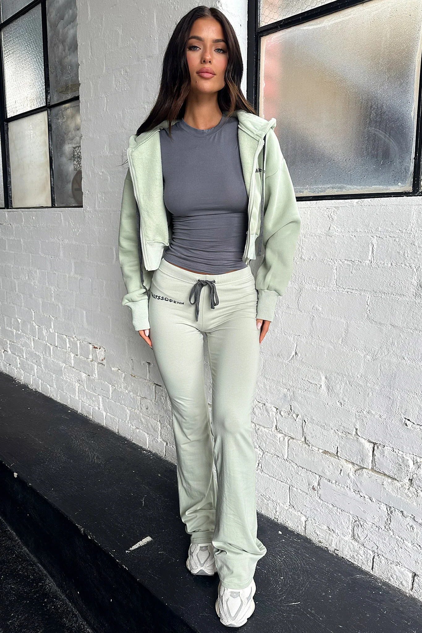 Bamba Cropped Jacket - Sage - Image 6