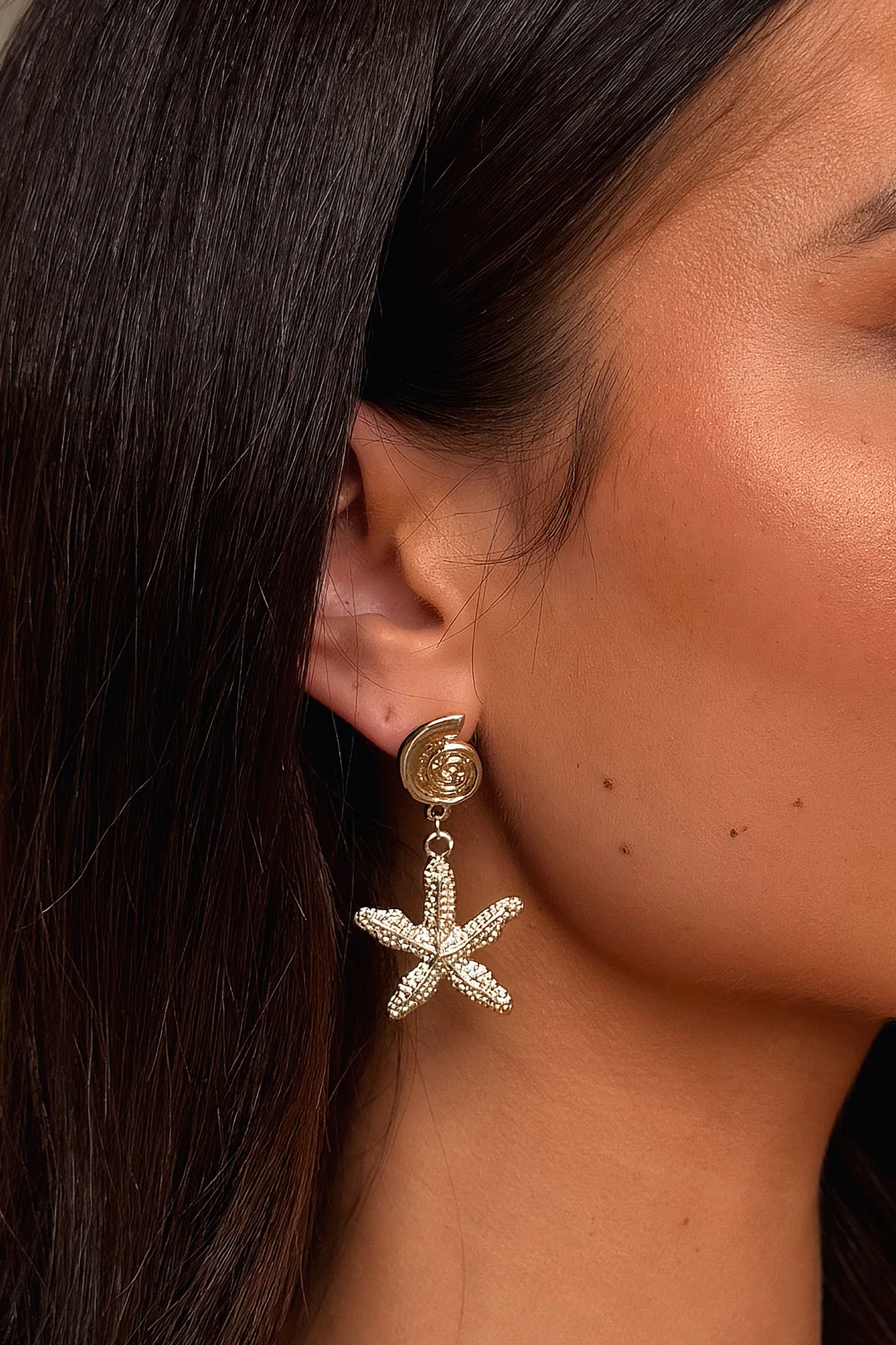 Bayla Earrings - Gold - Image 2