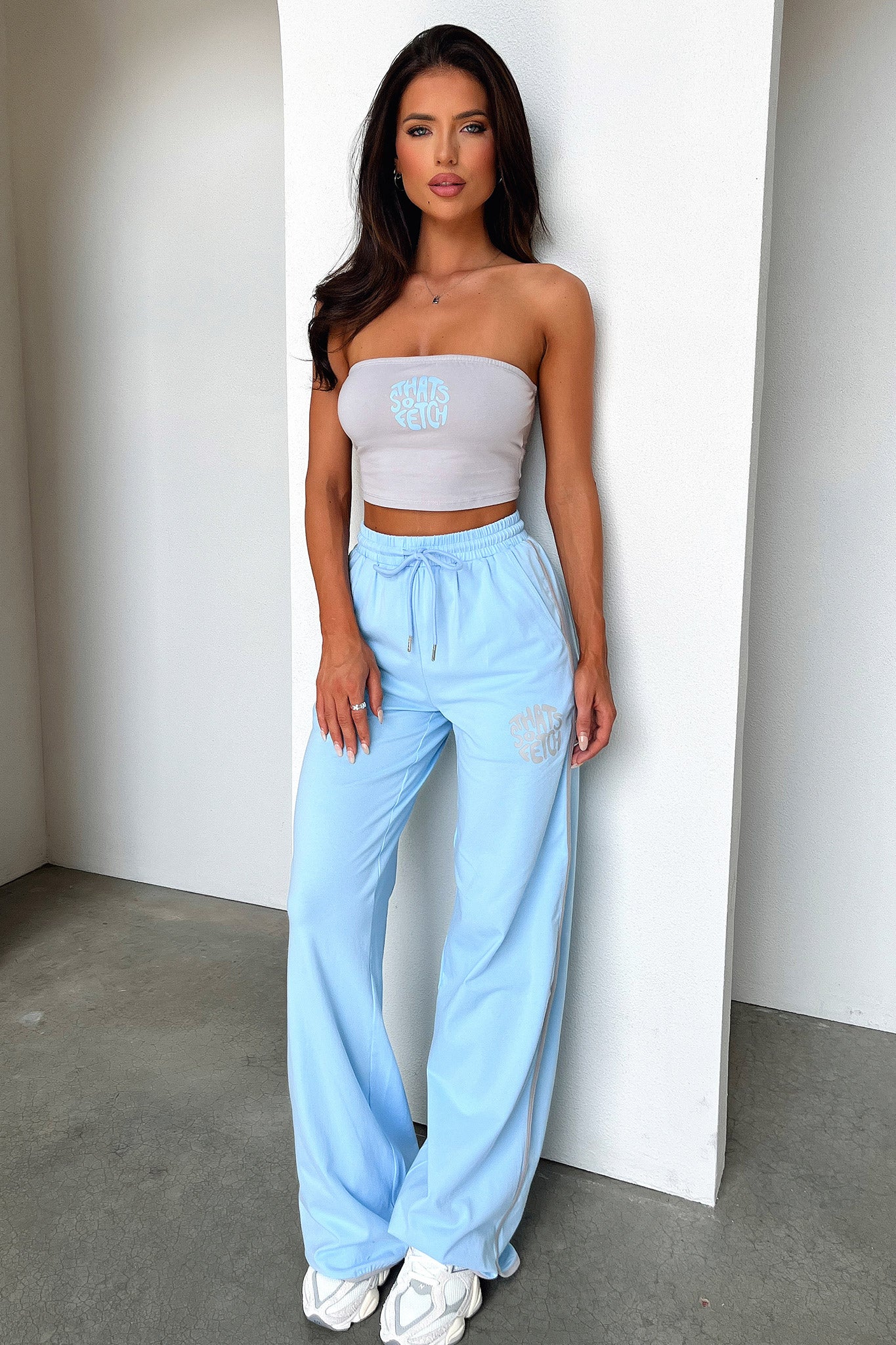 Beckham Bandeau Top - Grey - Image 9