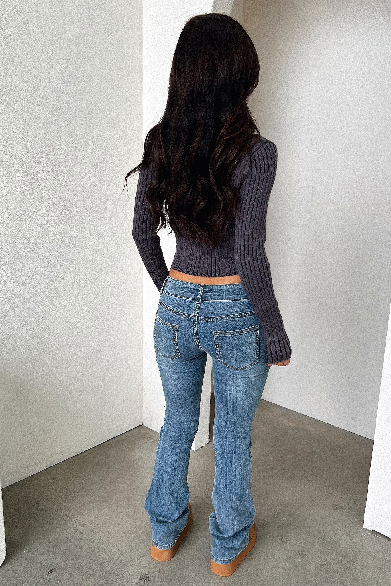 Braxton Low Rise Jeans - Blue - Image 8