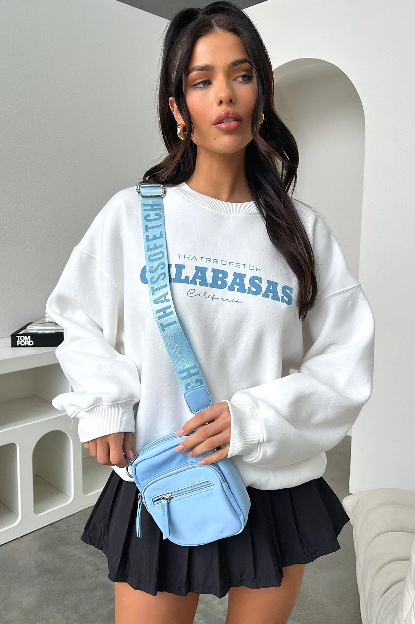 Calabasas Crewneck - White - Image 6
