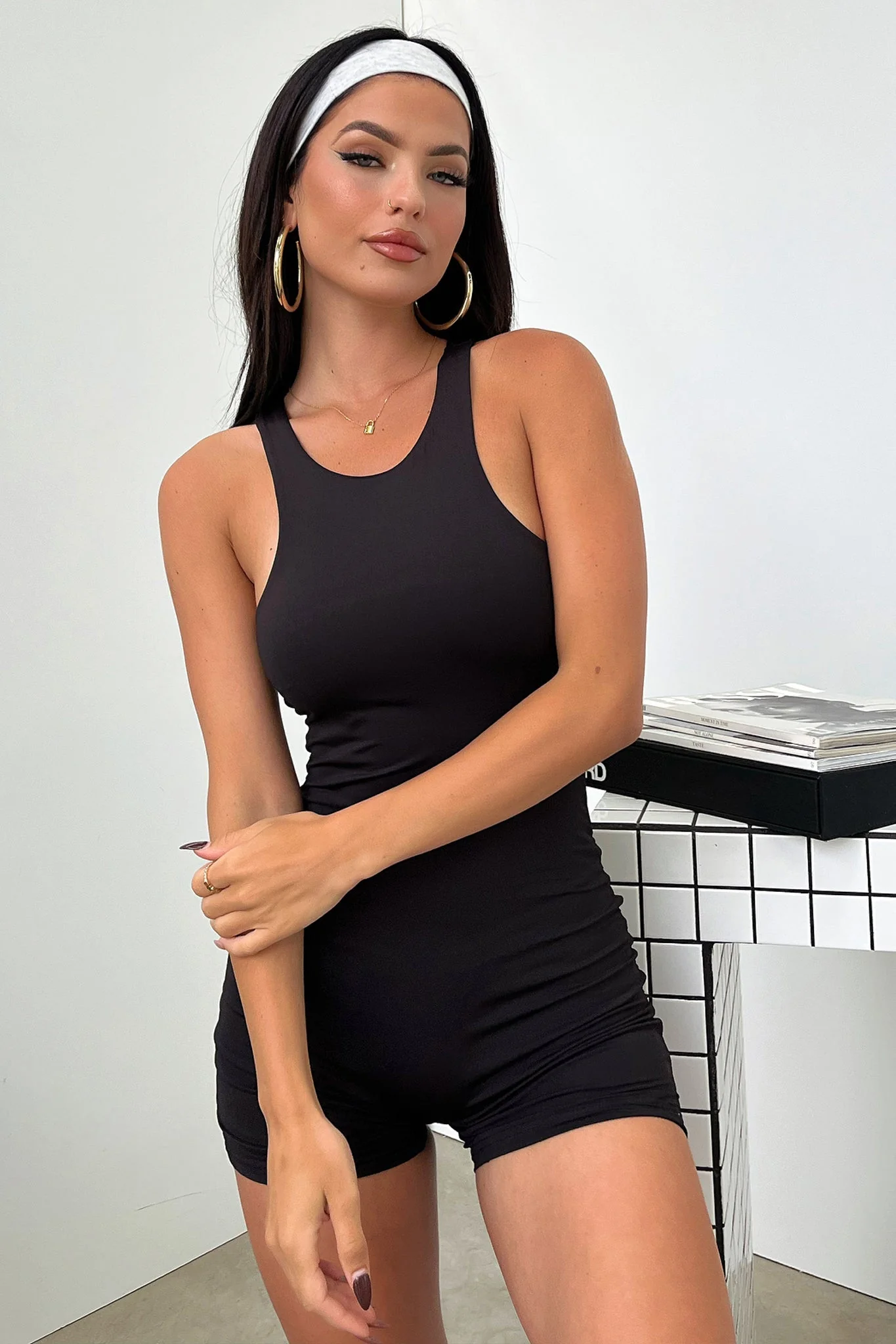 Caleb Playsuit - Black - Image 9