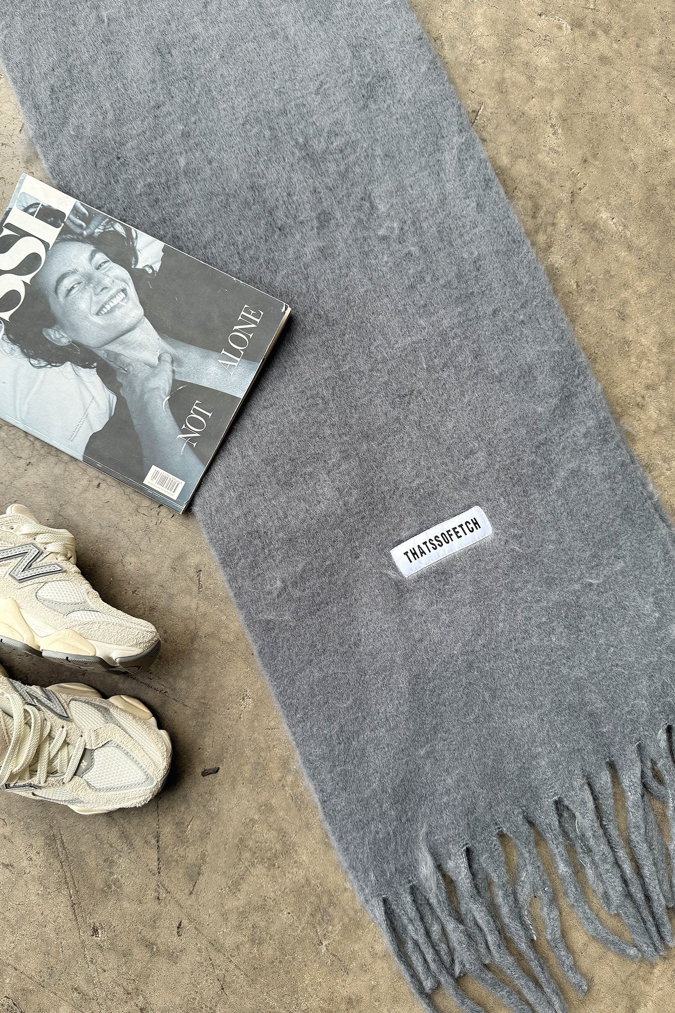 Cinzia Scarf - Grey - Image 3