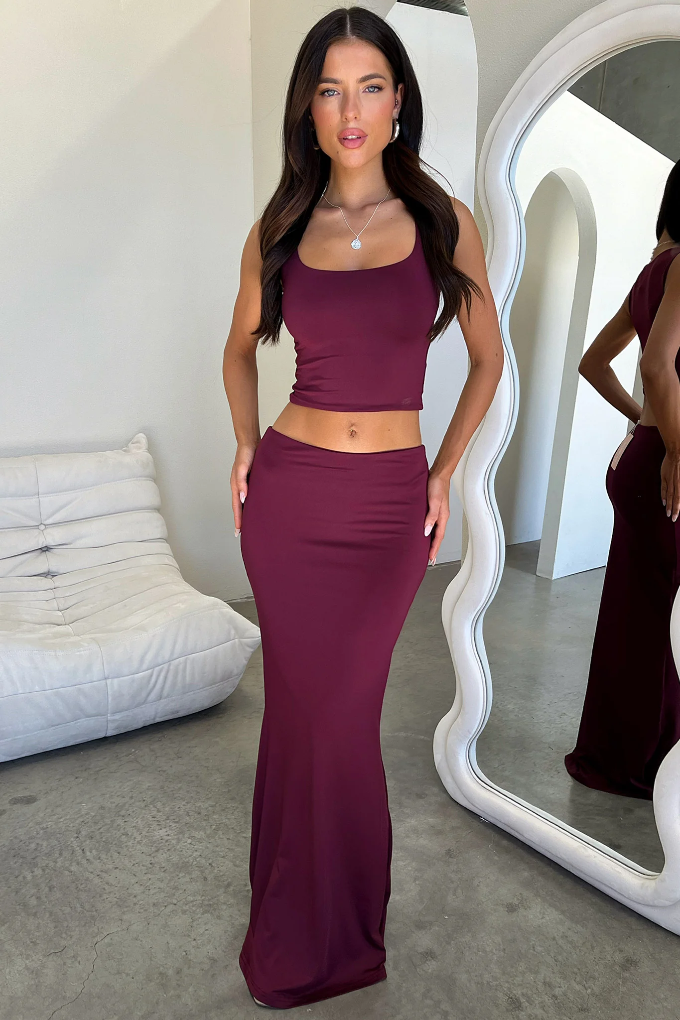 Clementine Top - Wine - Image 7
