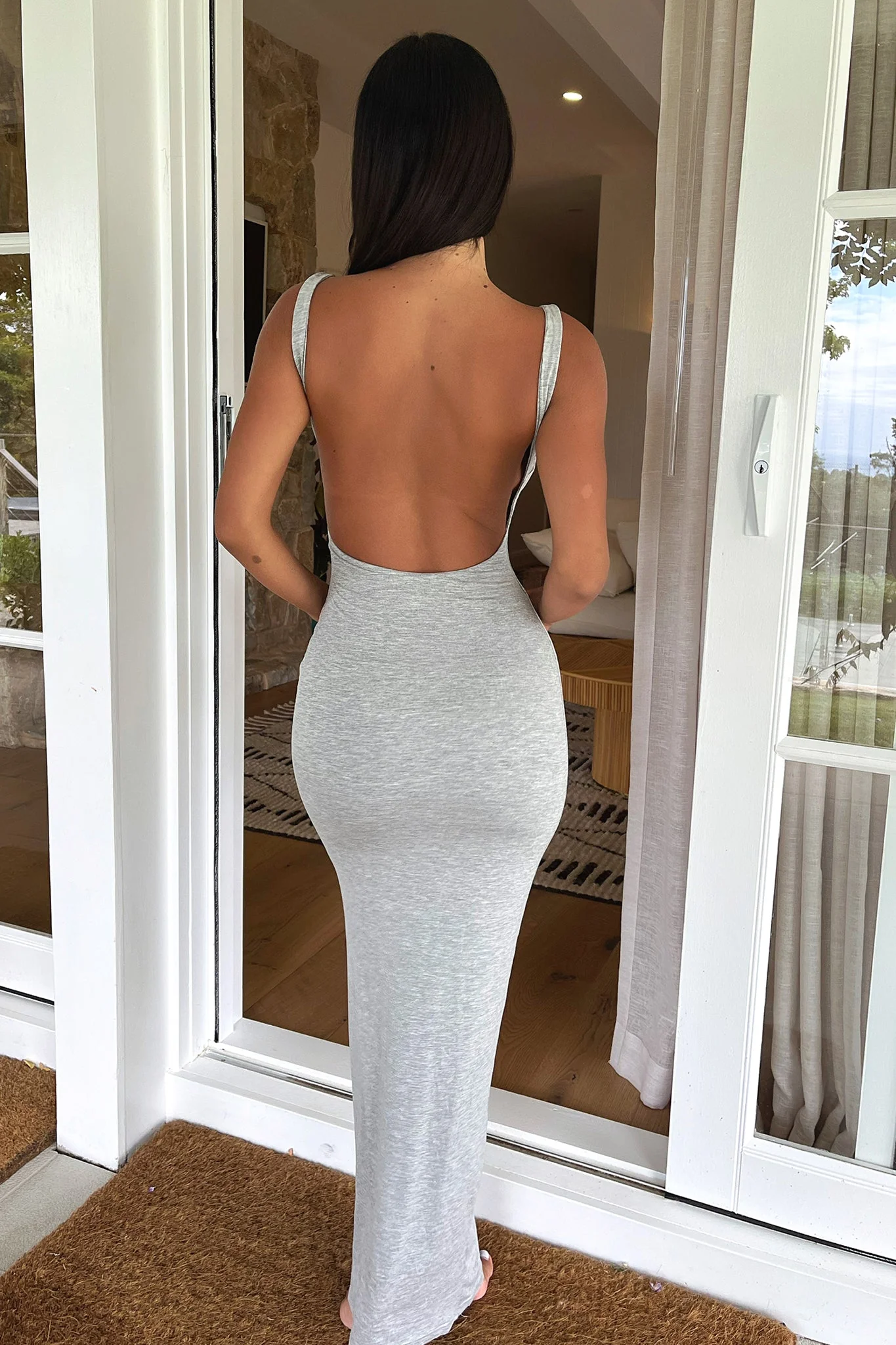 Corinna Maxi Dress - Grey - Image 9