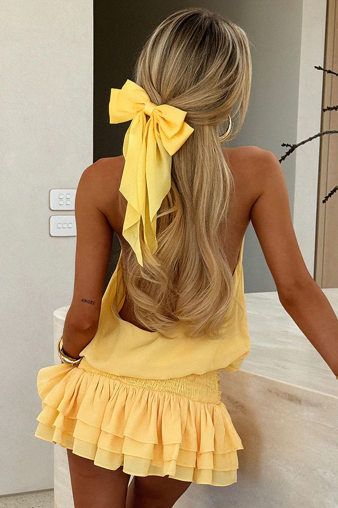 Elara Bow - Yellow - Image 2