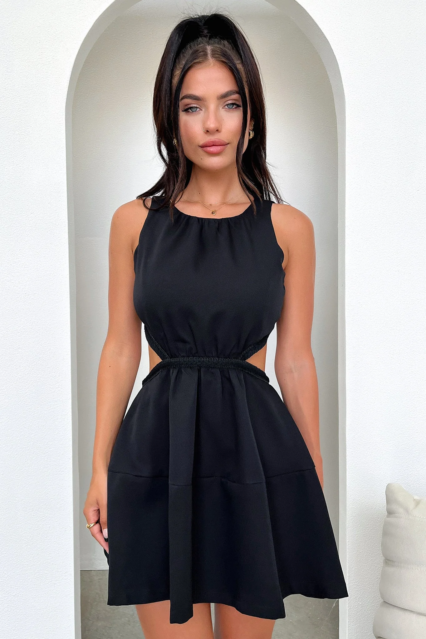Elita Dress - Black - Image 6