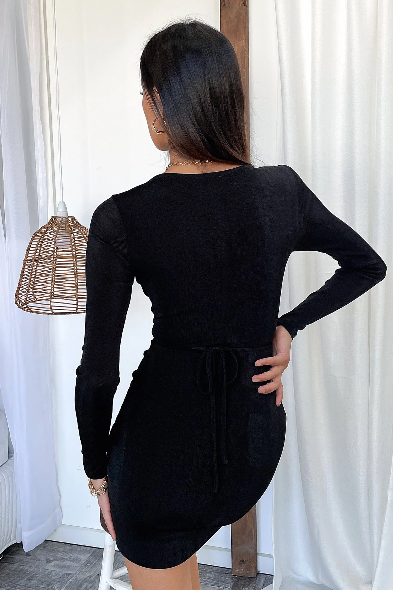 Eserta Dress - Black - Image 6