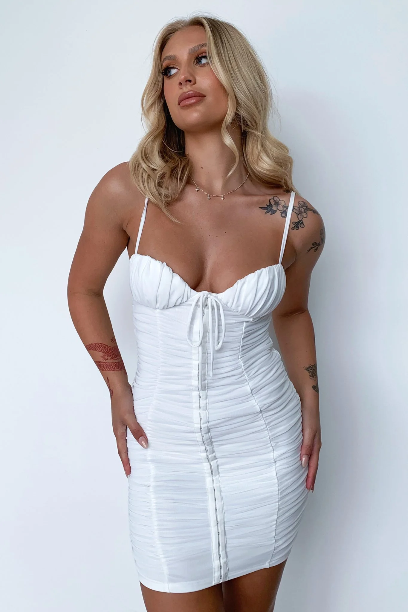 Ezra Dress - White - Image 2