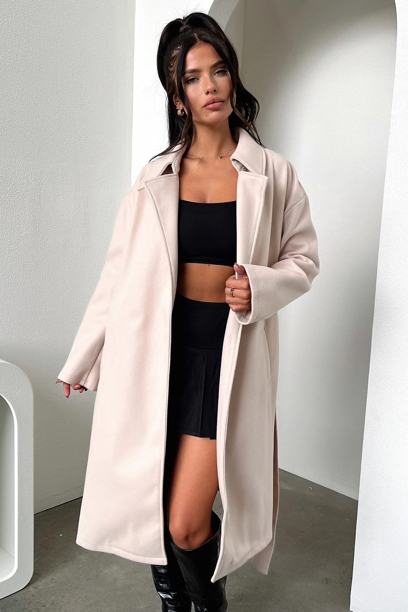 Francesca Coat - Beige - Image 3