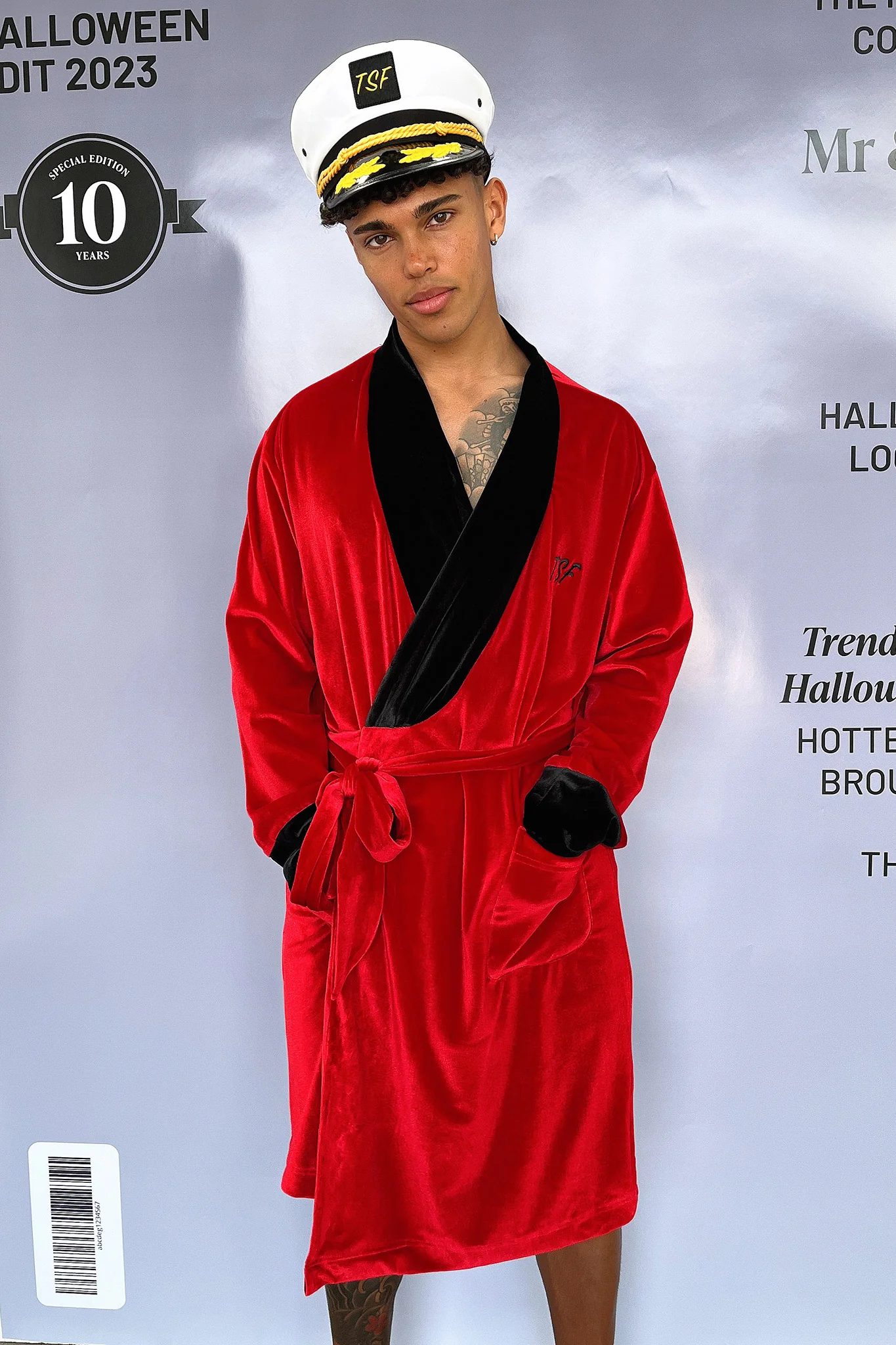 Hef Robe - Red - Image 4