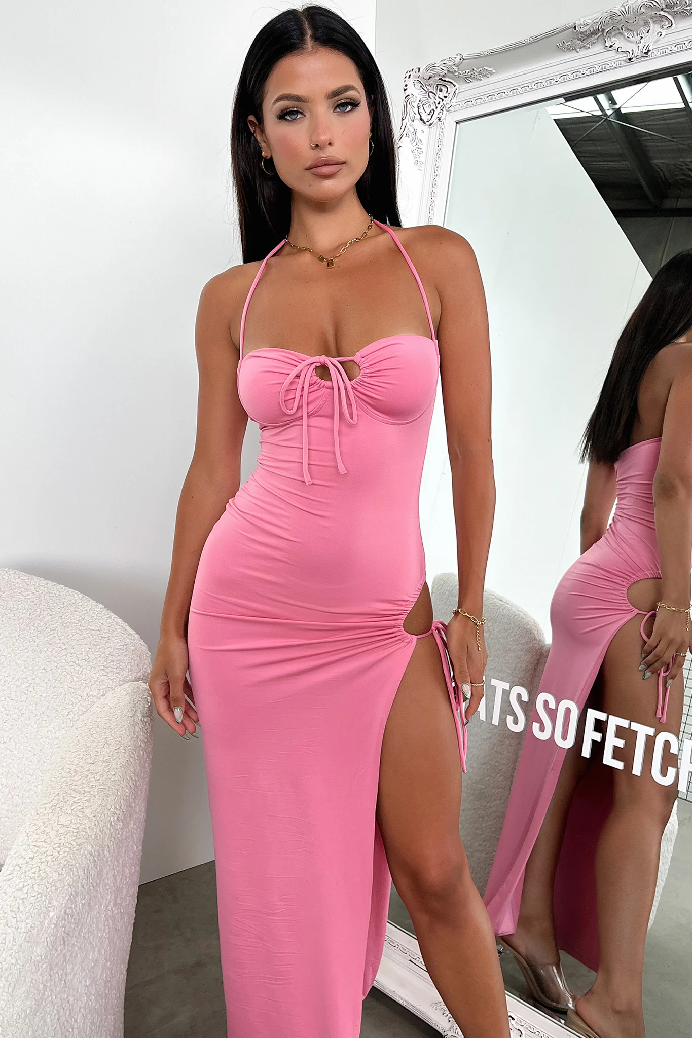 Imana Maxi Dress - pink - Image 5