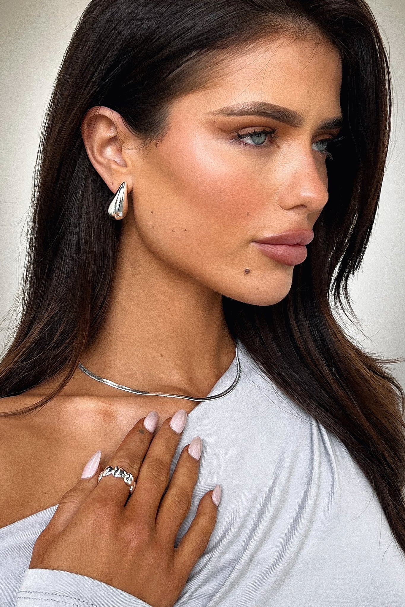 Imelda Snake Chain - Silver - Image 2