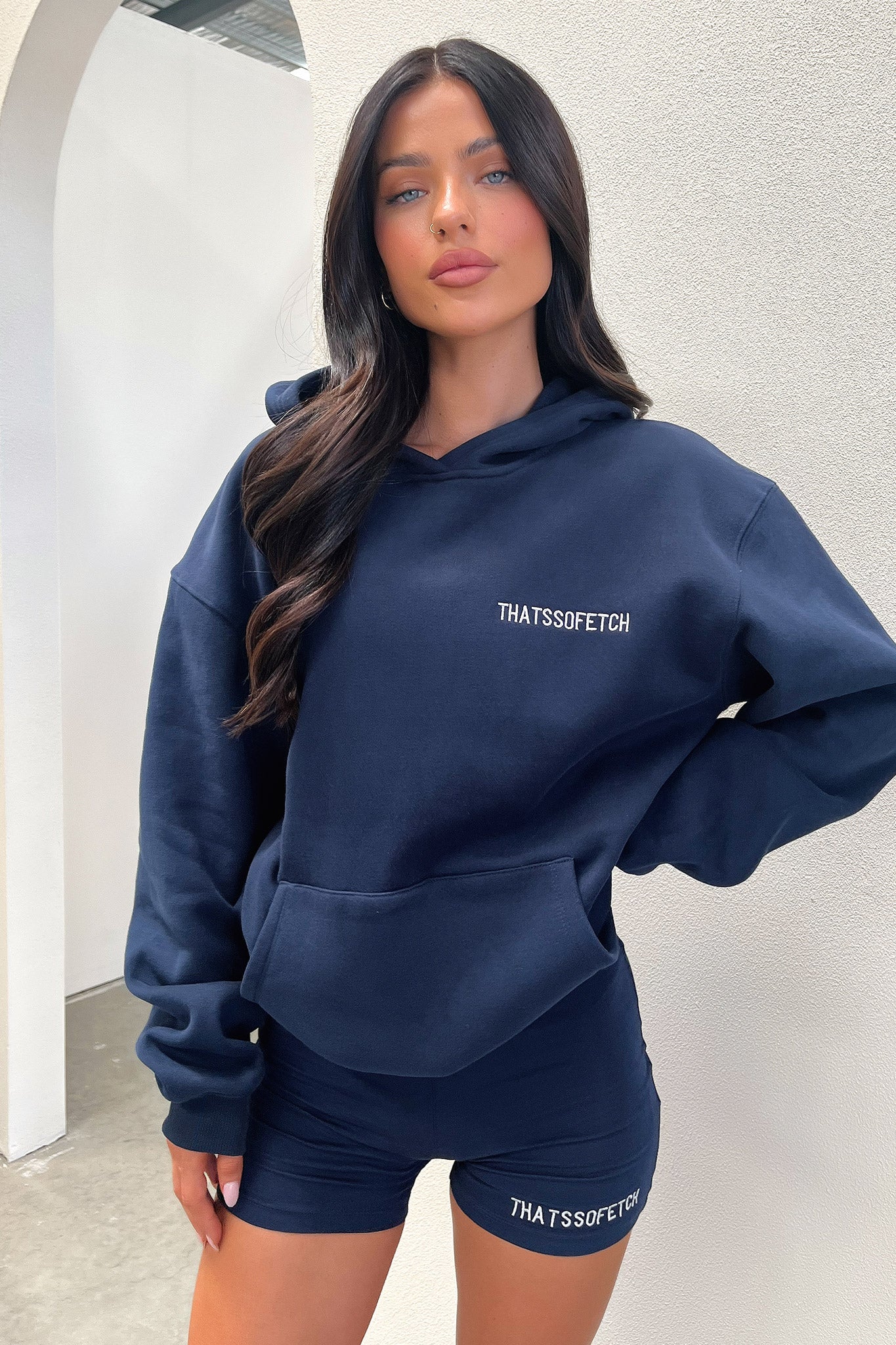 Jaska Hoodie - Navy - Image 6