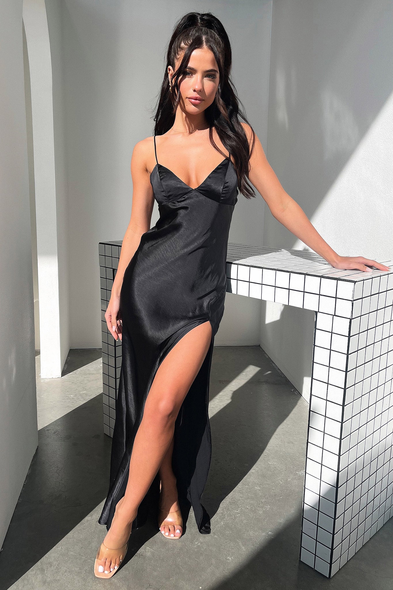 Jennifer Maxi Dress - Black - Image 2