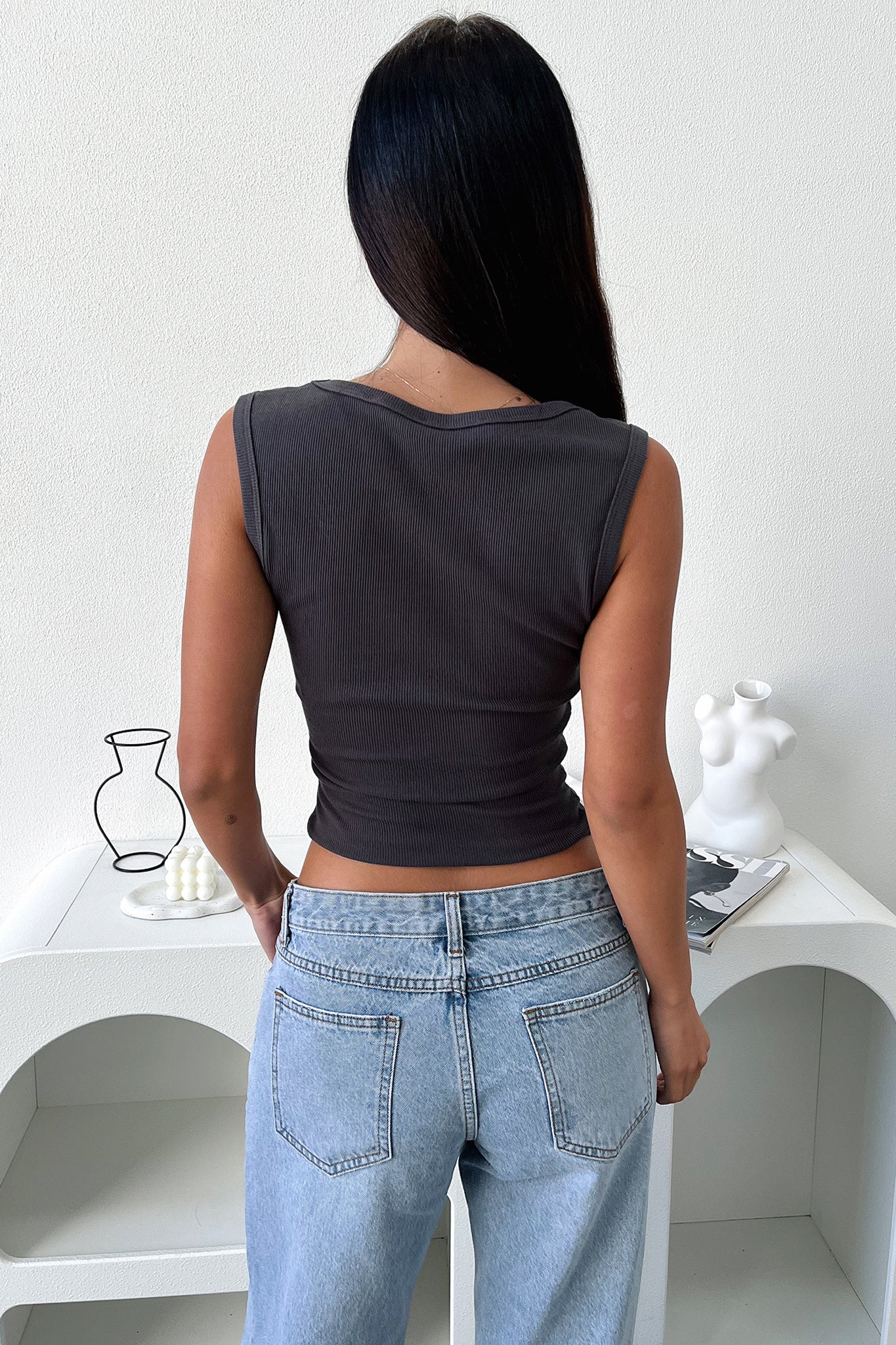 Kyana Singlet - Grey - Image 4