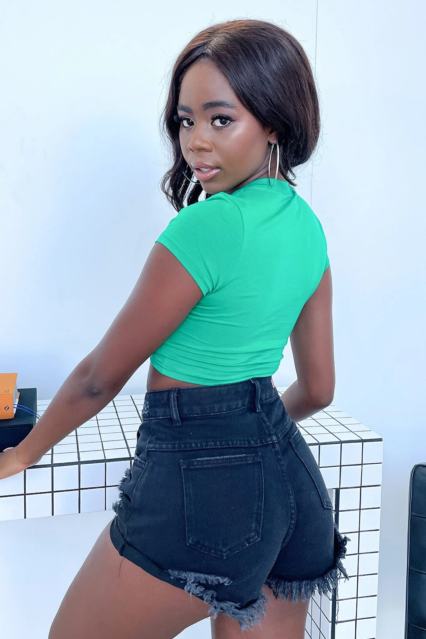 Lemar Baby Tee - Green - Image 6