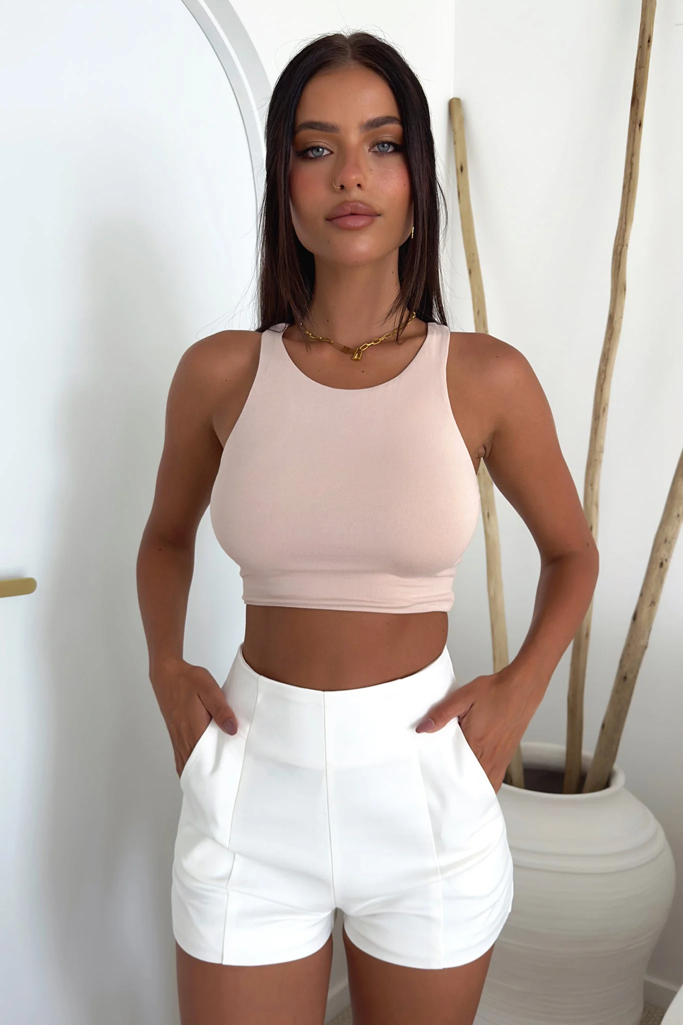 Liani Crop - Beige - Image 2