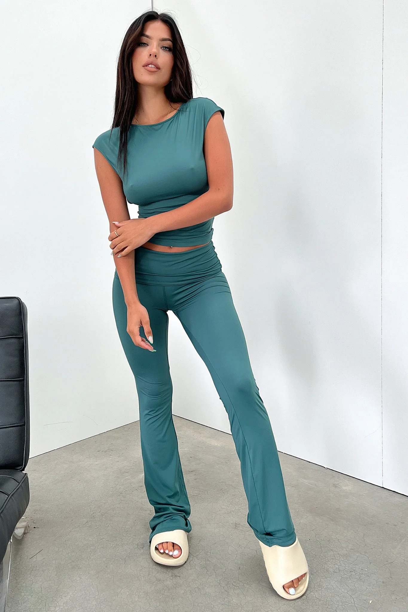 Lioness Uno Tie Top - Jungle Green - Image 6