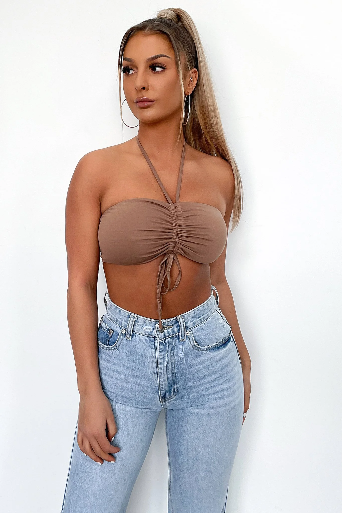 Mercede Crop - Brown - Image 4
