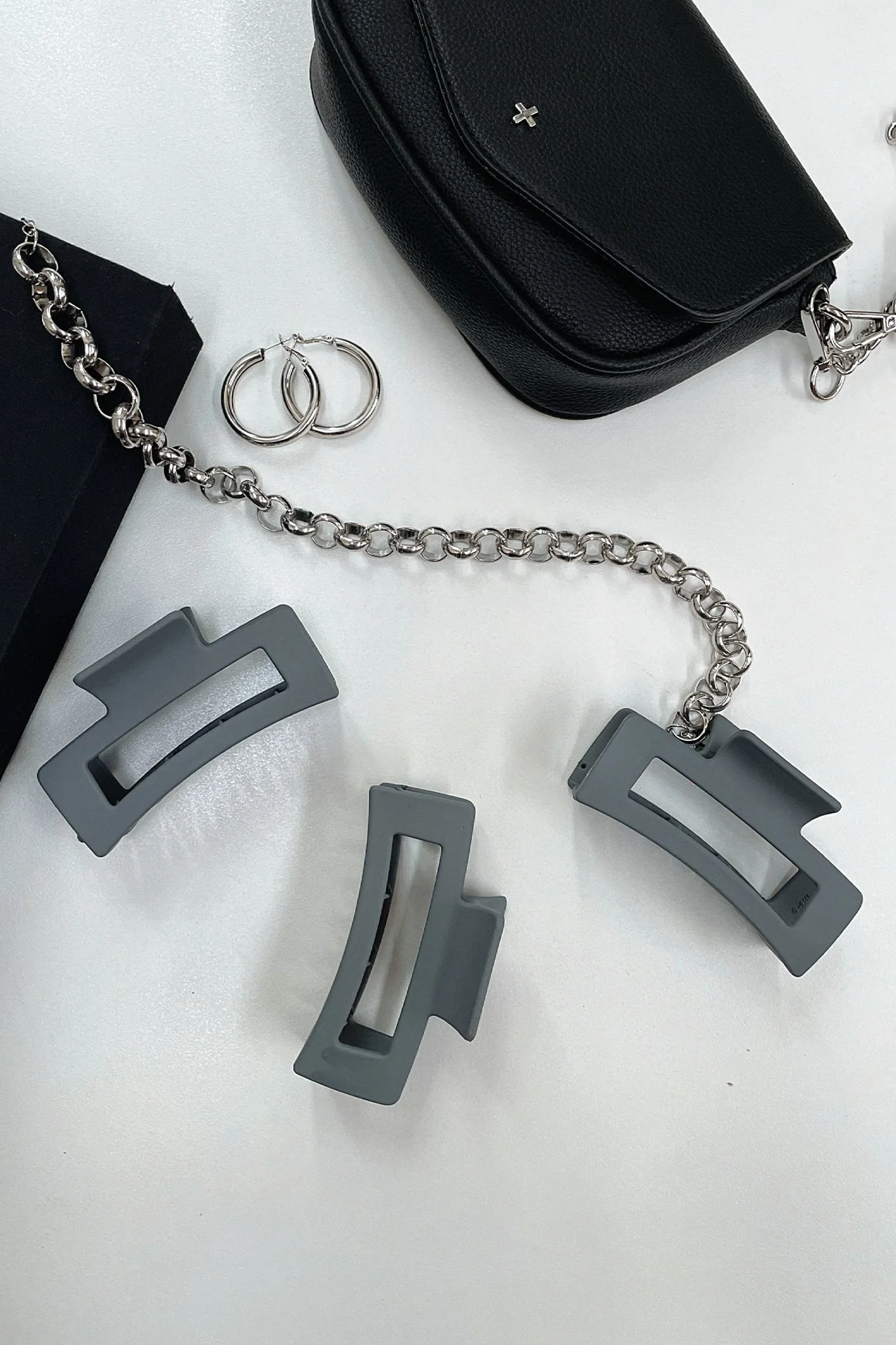 Mika Claw Clip - Grey - Image 4