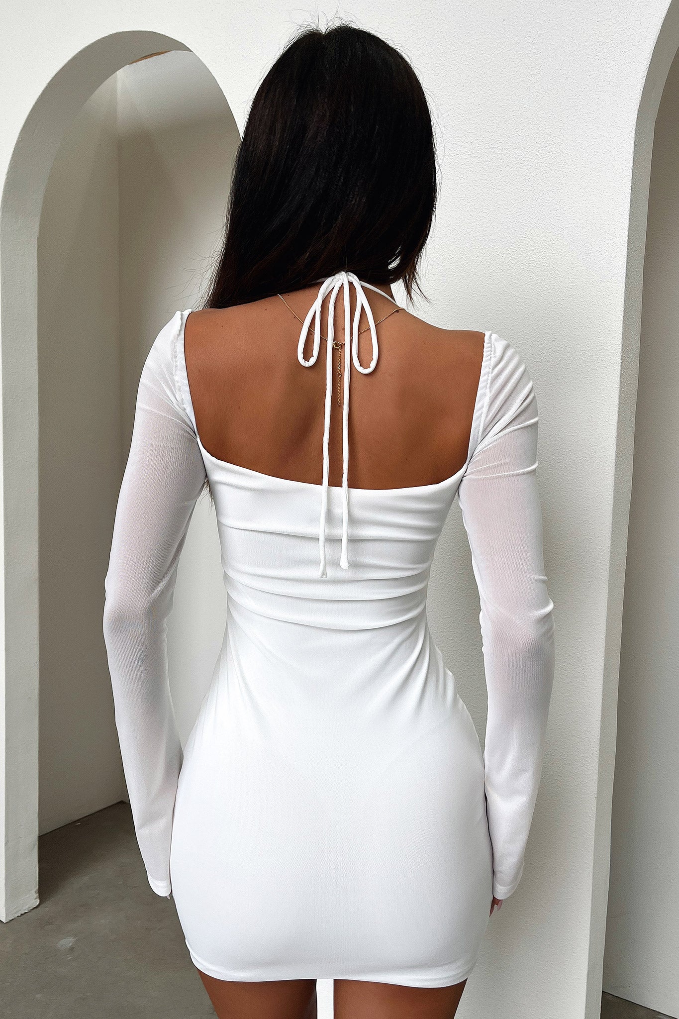 Namari Dress - White - Image 6