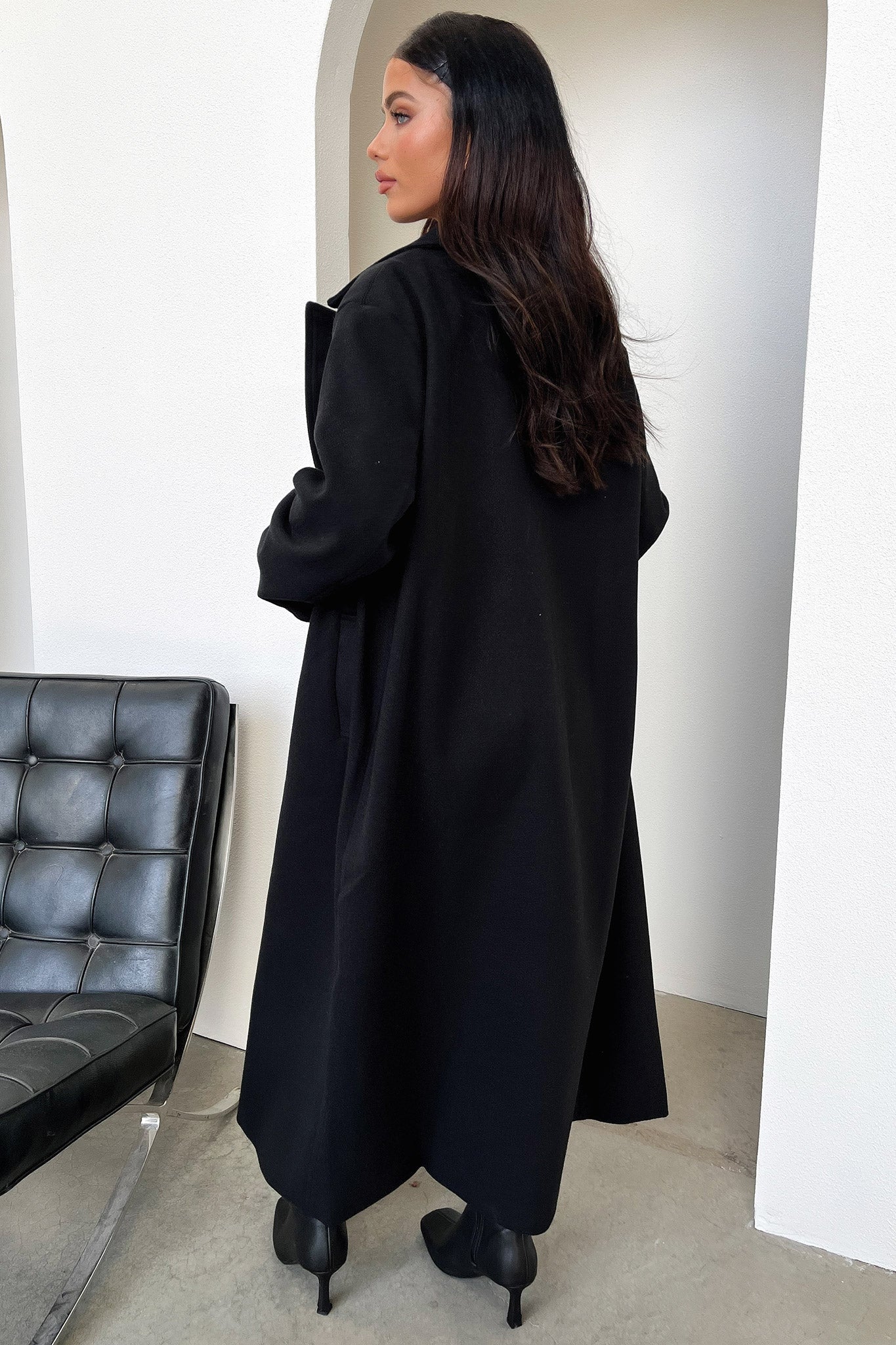 Odelia Coat - Black - Image 6