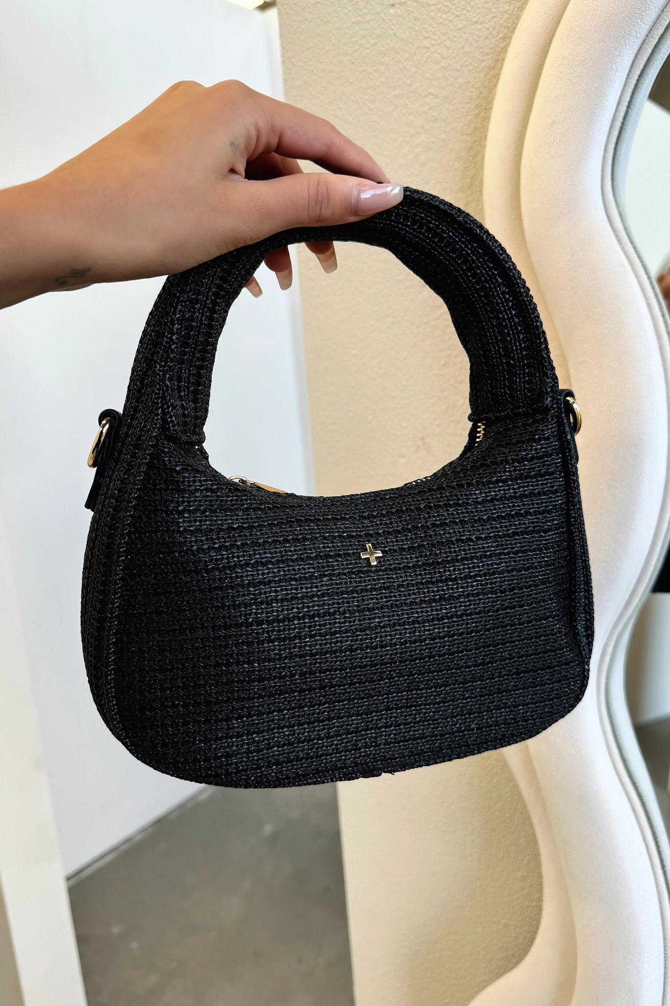 Peta + Jain Indigo Shoulder Bag - Black - Image 3