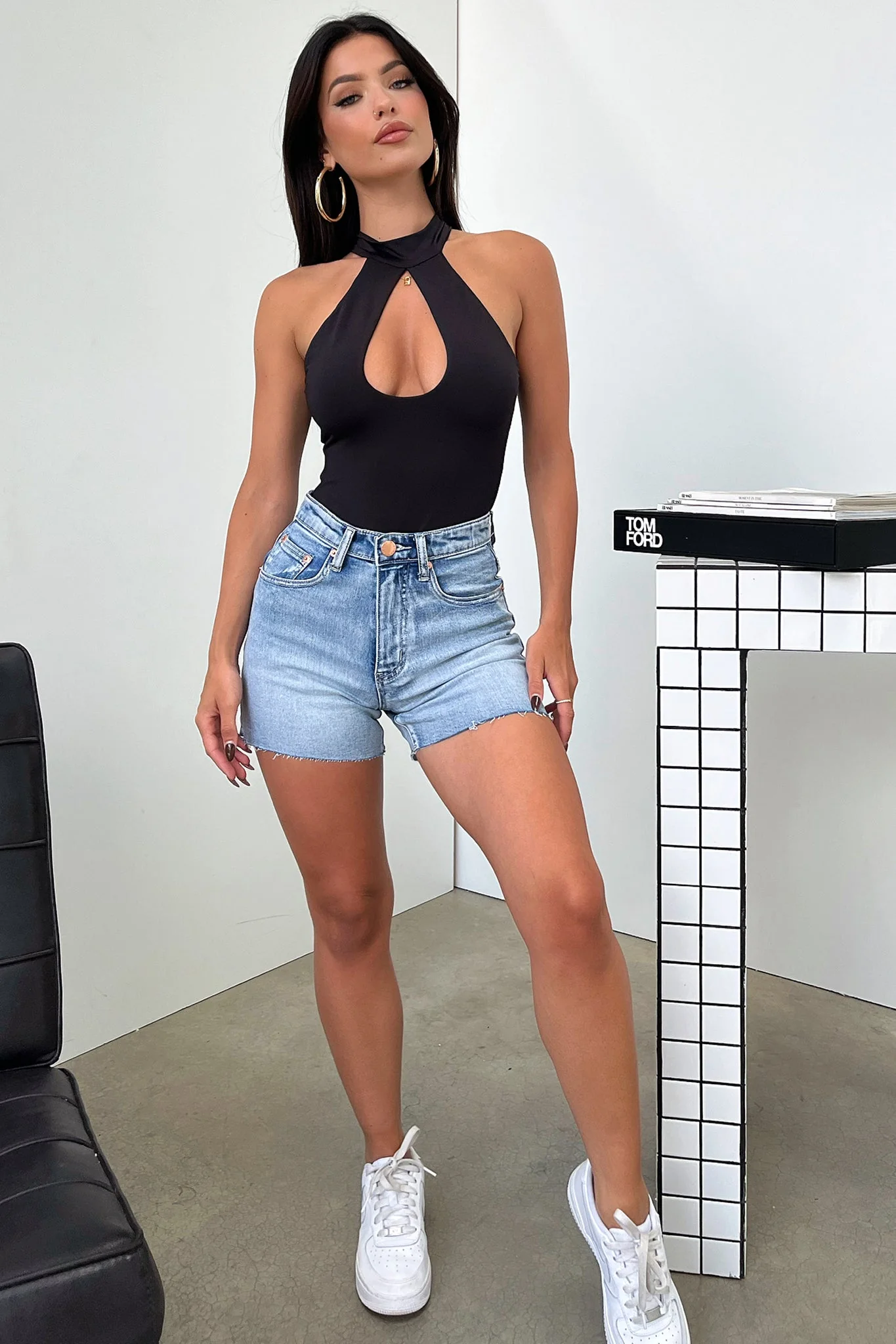 Prior Shorts - Blue Denim - Image 2