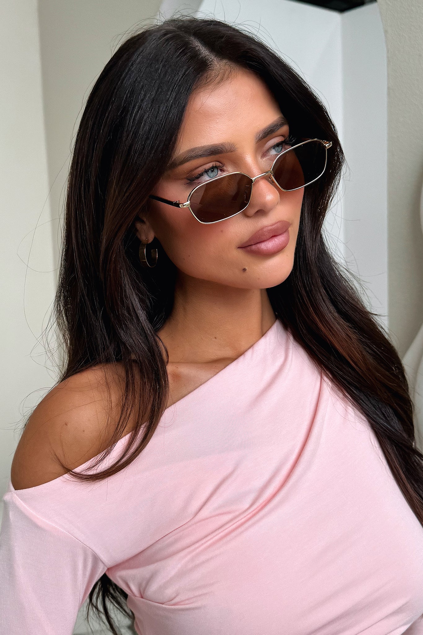 Rhys Sunglasses - Gold/Brown - Image 6
