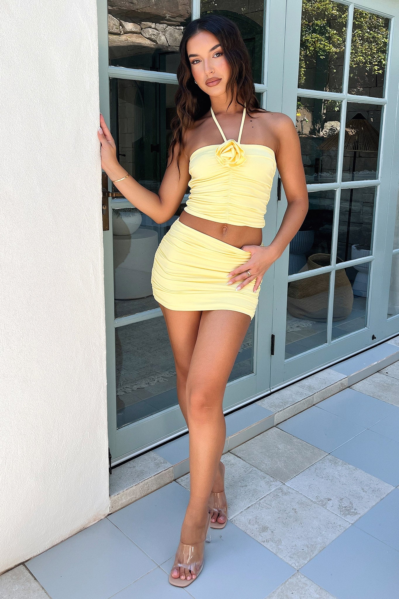 Sania Skirt - Yellow - Image 3