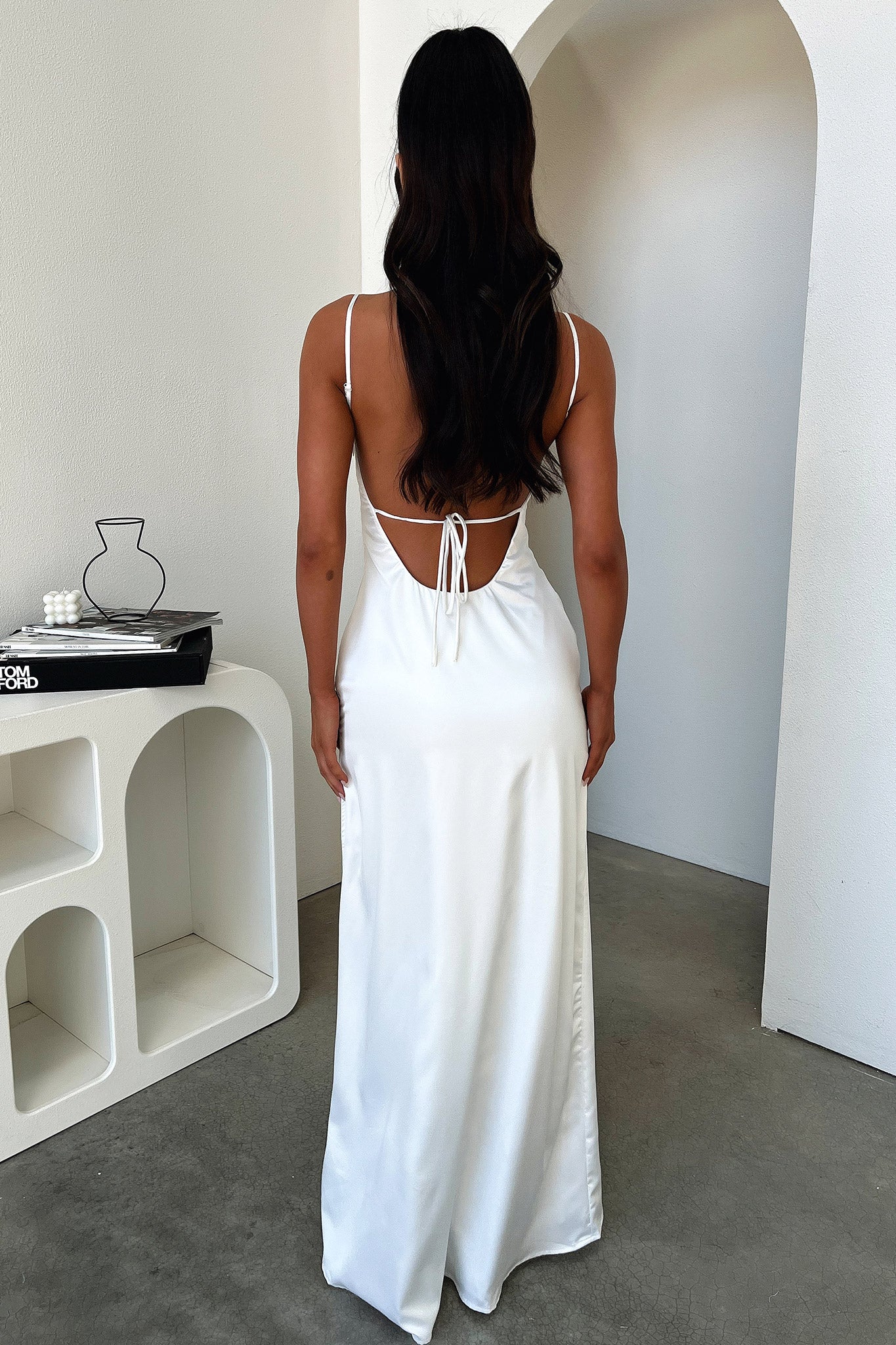 Sarcia Maxi Dress - White - Image 8