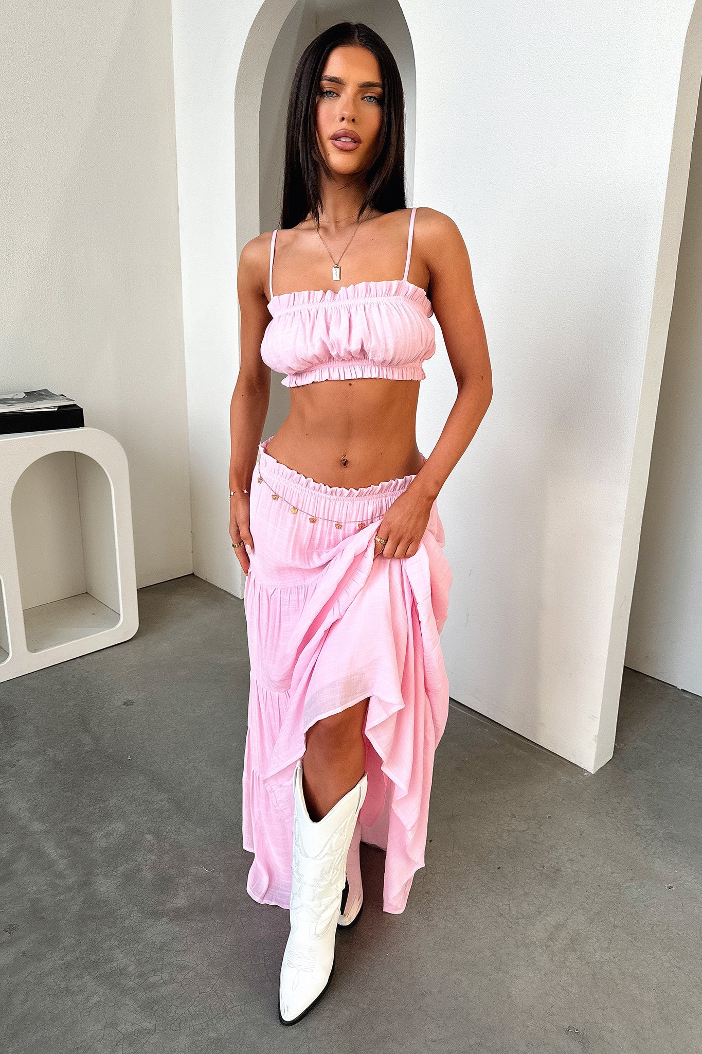 Selina Crop - Baby Pink - Image 6