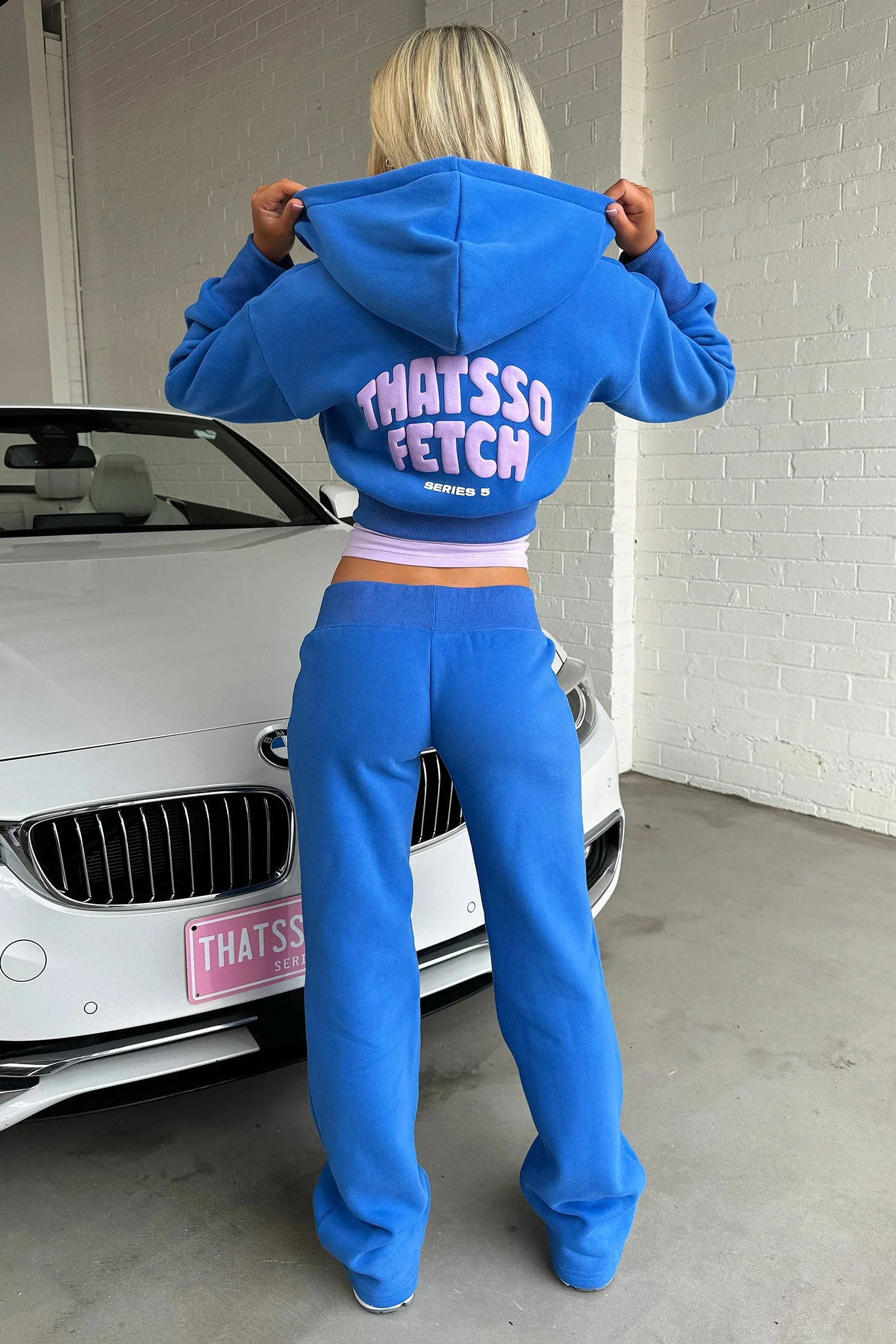 Series 5 Cropped Jacket - Royal Blue - Image 9