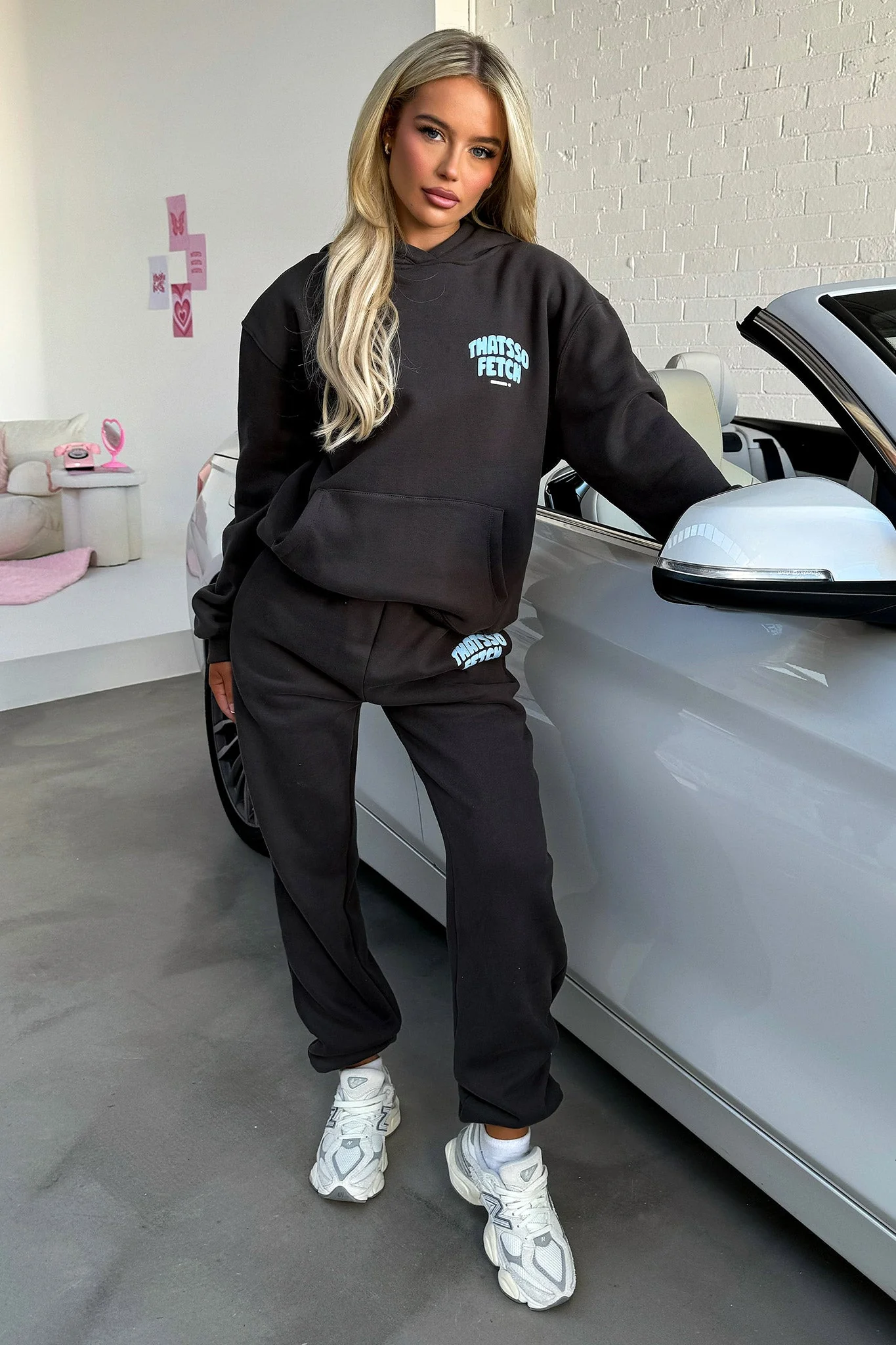 Series 5 Hoodie - Charcoal/Blue - Image 9