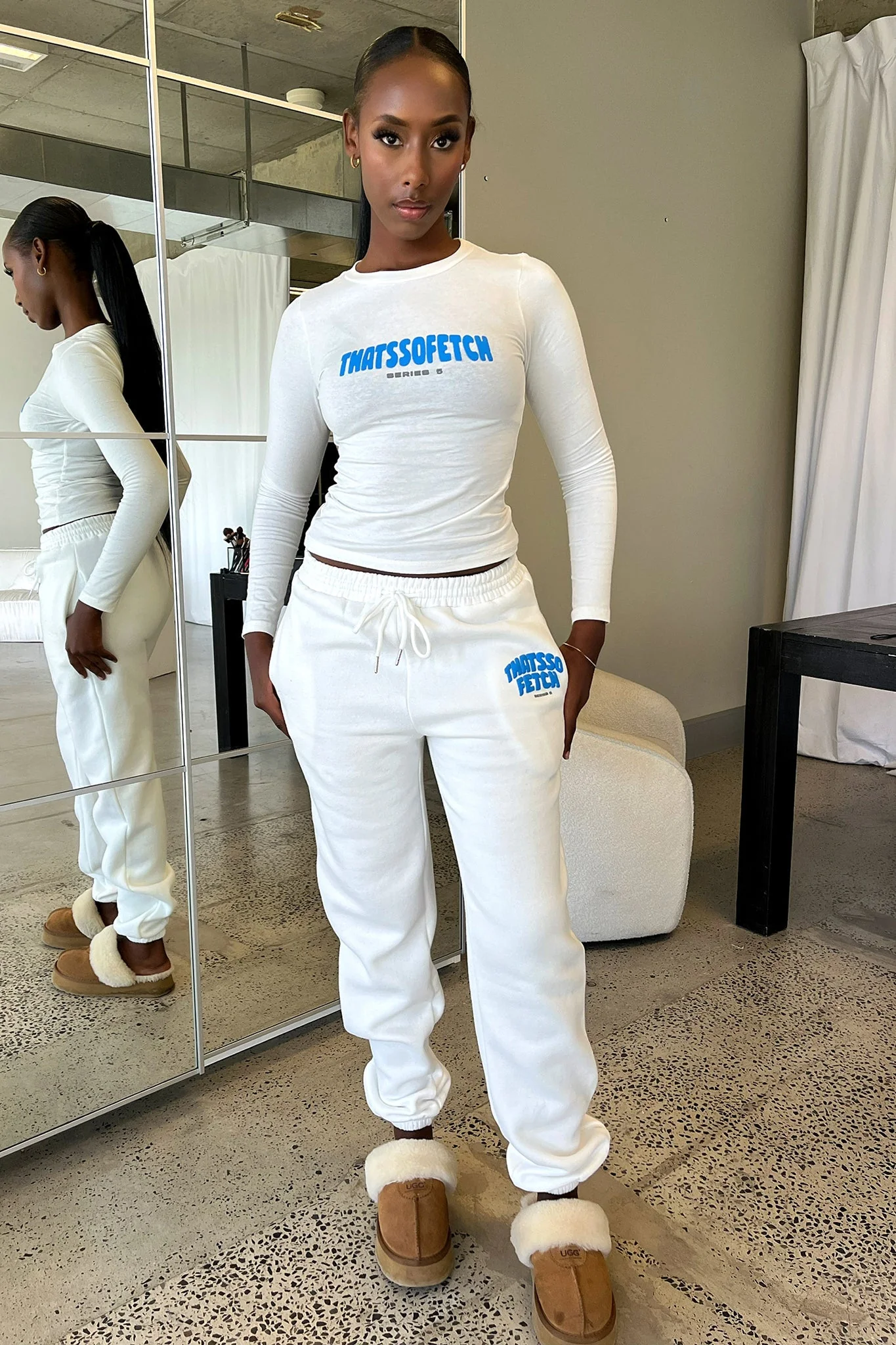 Series 5 Sweatpants - White - Image 3