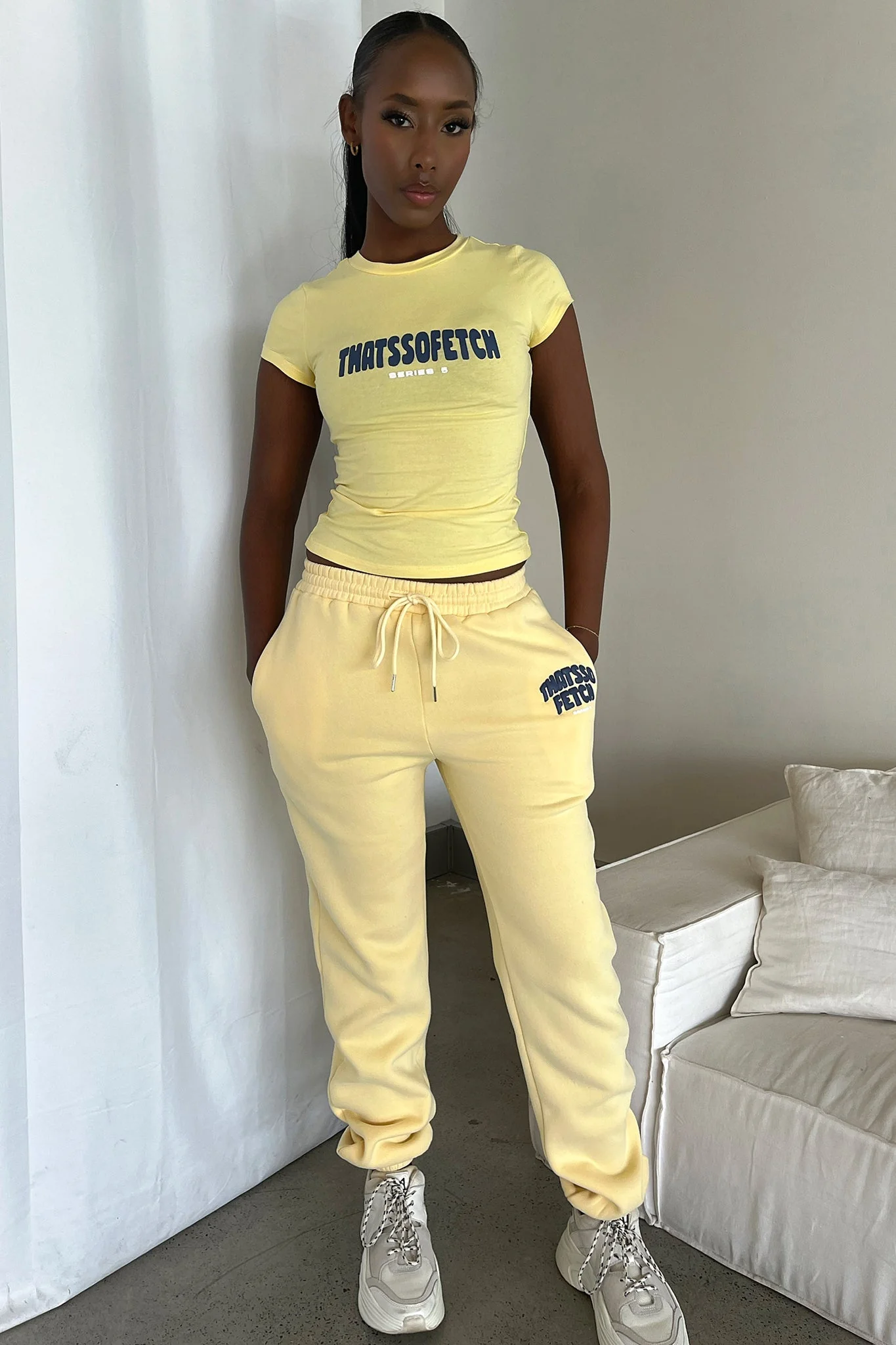Series 5 Sweatpants - Yellow - Image 5