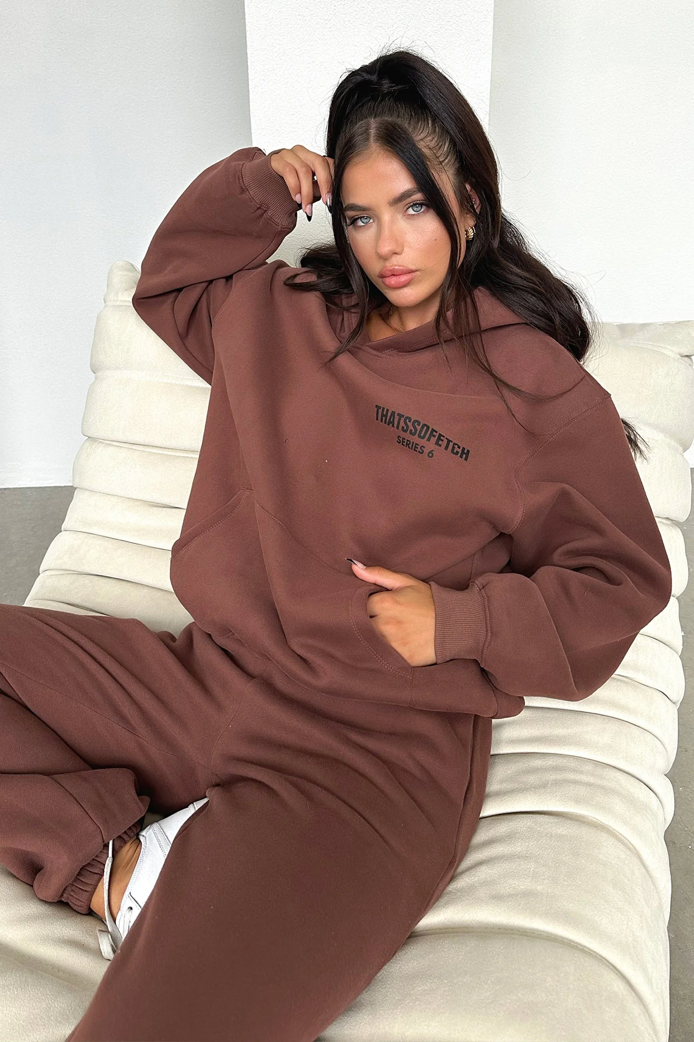 Series 6 Hoodie - Brown - Image 5