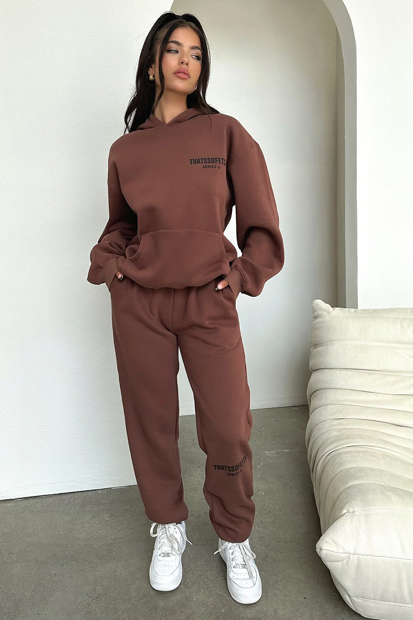 Series 6 Hoodie - Brown - Image 8
