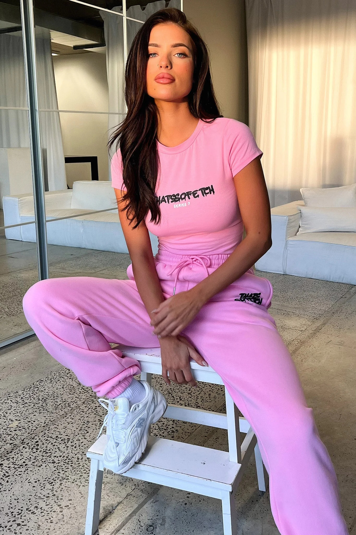 Series 7 Sweatpants - Pink - Image 4