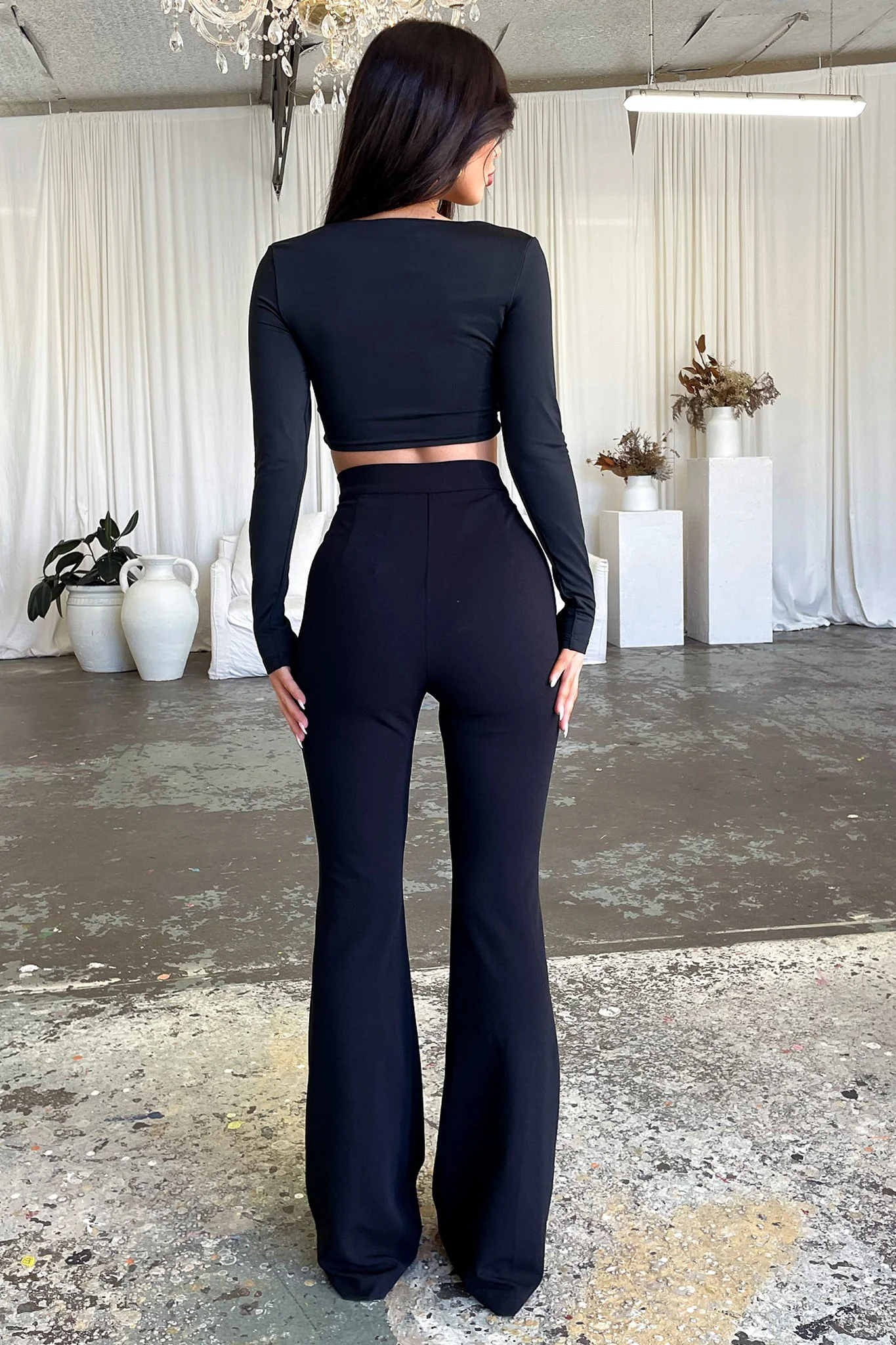 Token Flare Pants - Black - Image 7