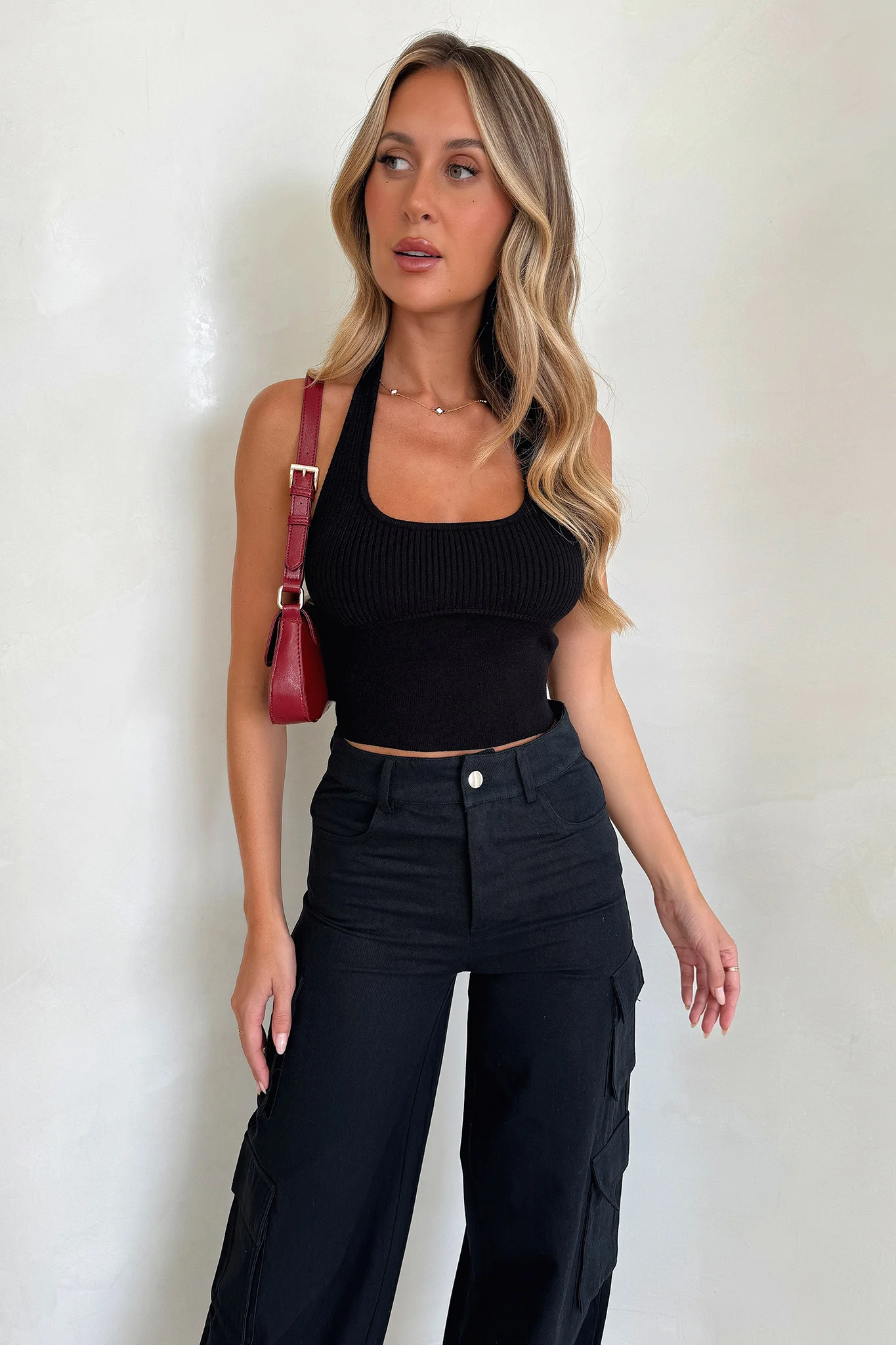 Venus Cargo Pants - Black Tall - Image 3