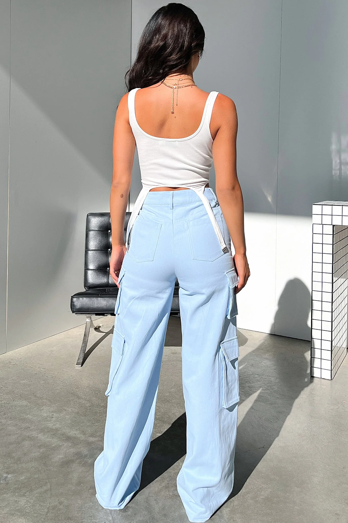 Venus Cargo Pants - Blue - Image 5