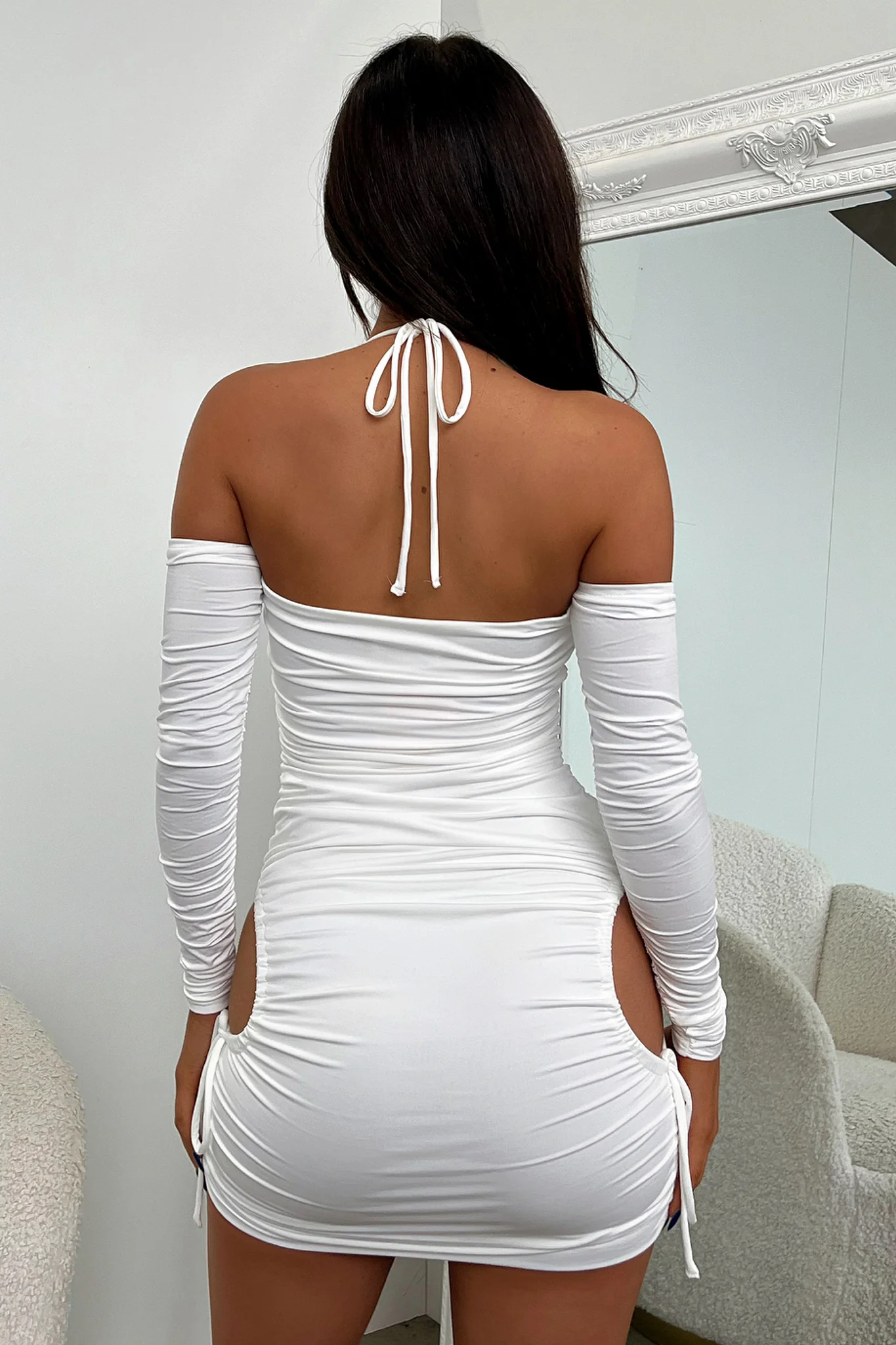 Zafine Dress - White - Image 6